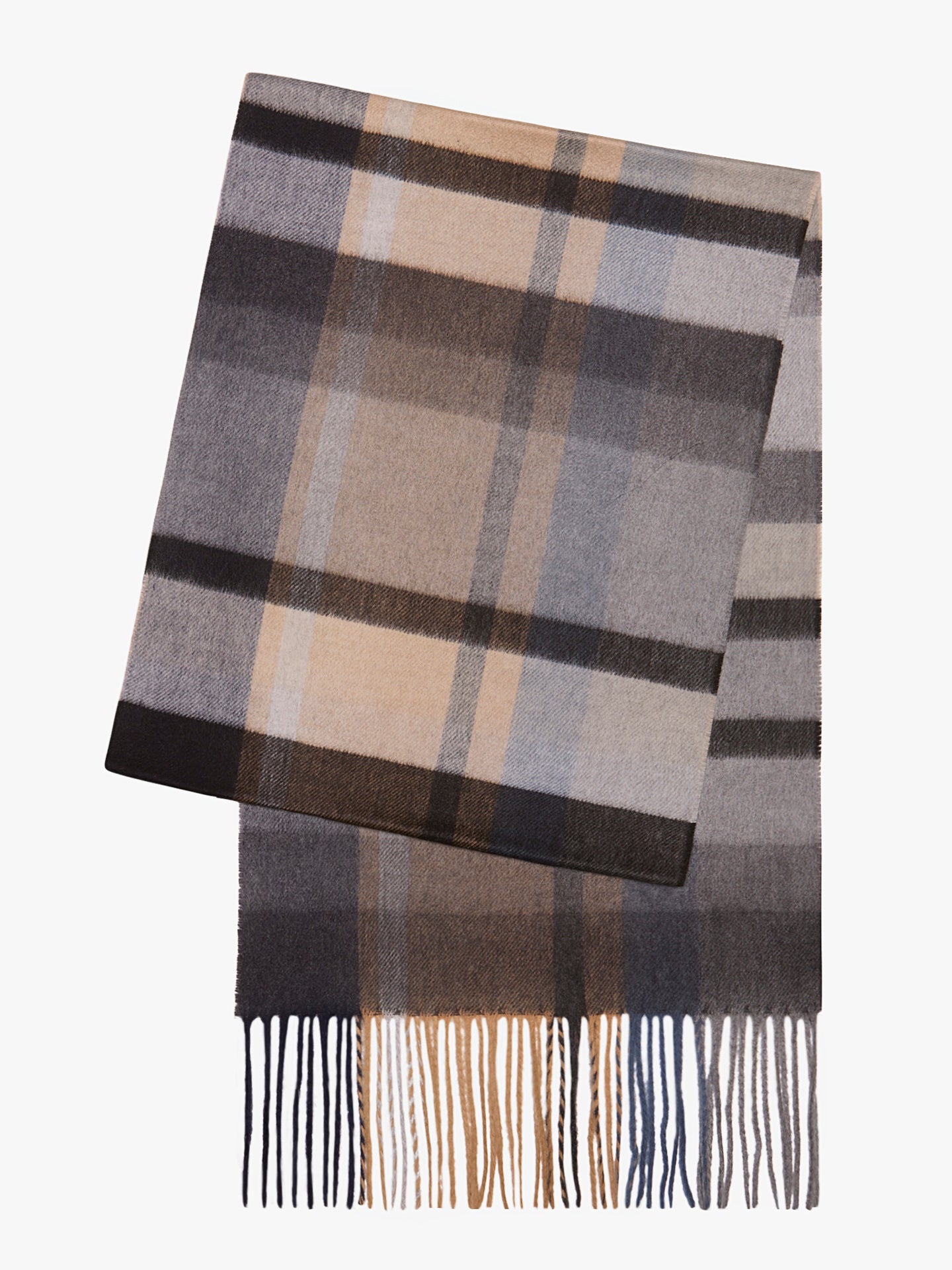 GRAY SCARF MR. BLUE