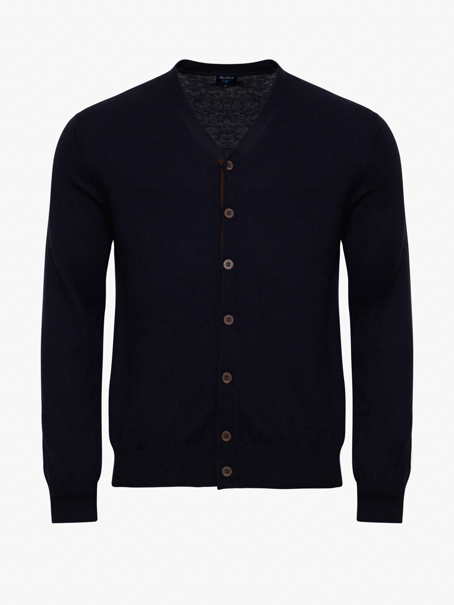BLUE WOOL PULLOVER LONG SLEEVE REGULAR FIT MR. BLUE