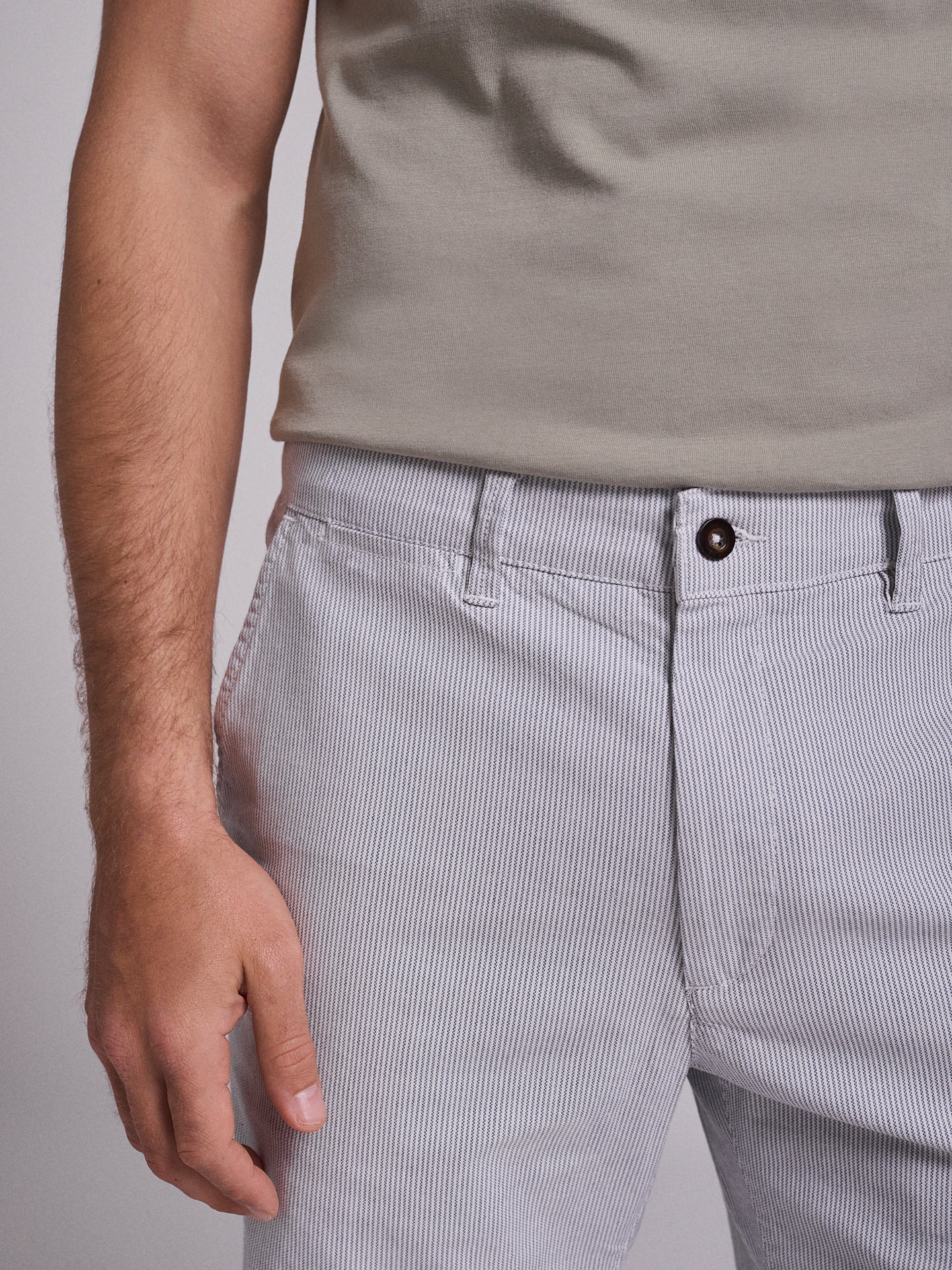 BLUE COTTON BERMUDA REGULAR FIT MR. BLUE