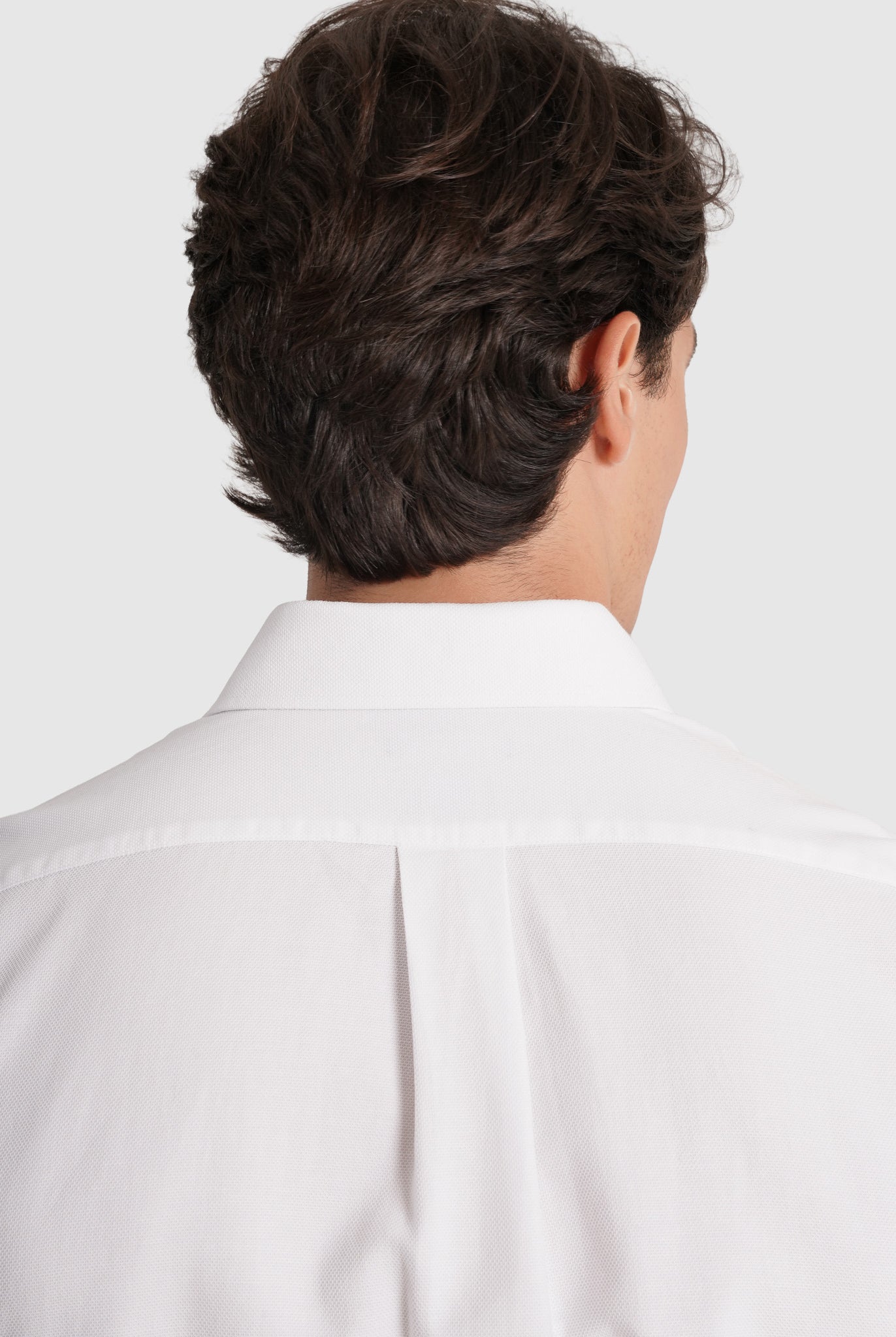 CAMISA ALGODÓN BLANCA MANGA LARGA REGULAR FIT MR. AZUL