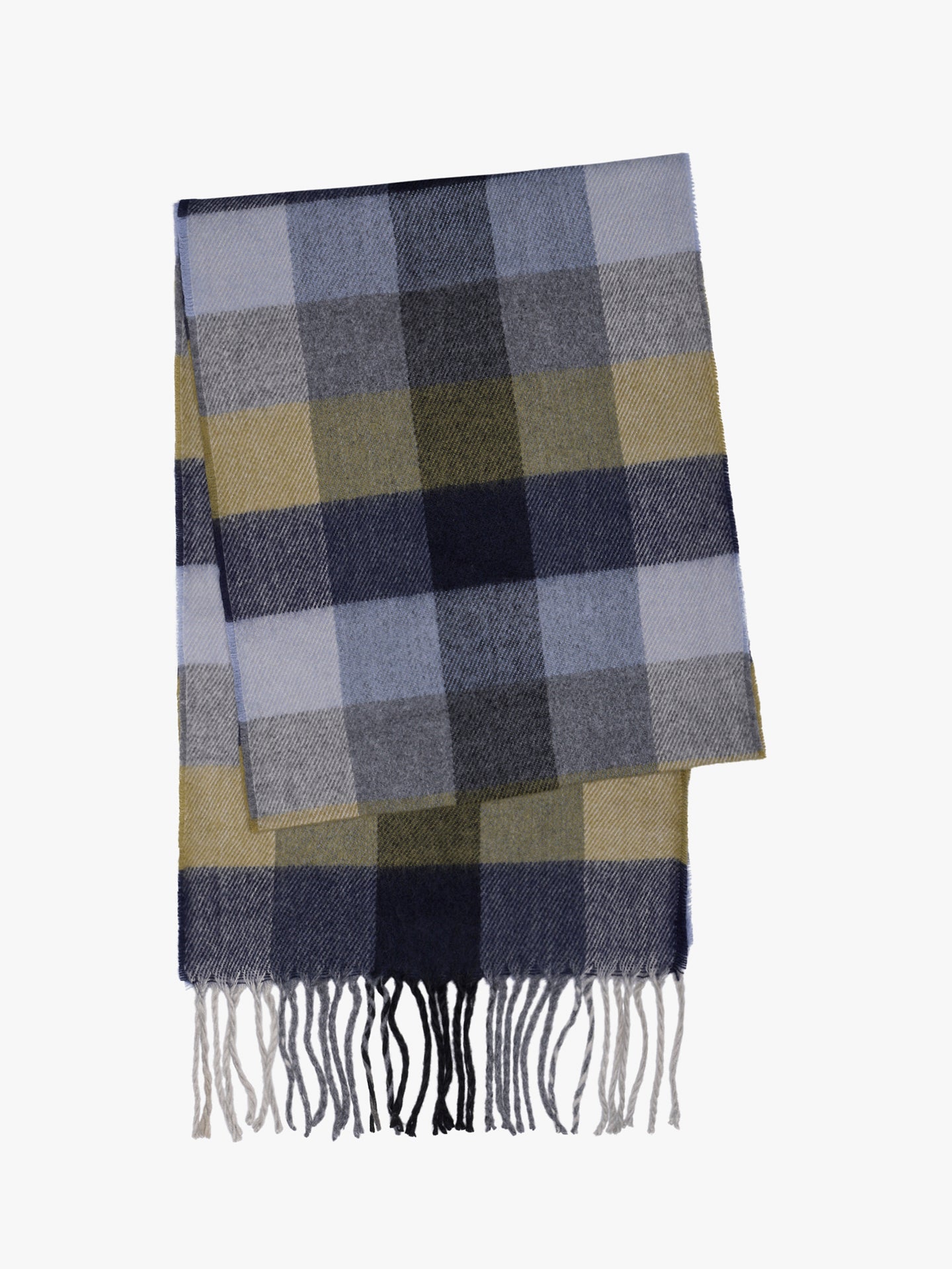 GRAY SCARF MR. BLUE