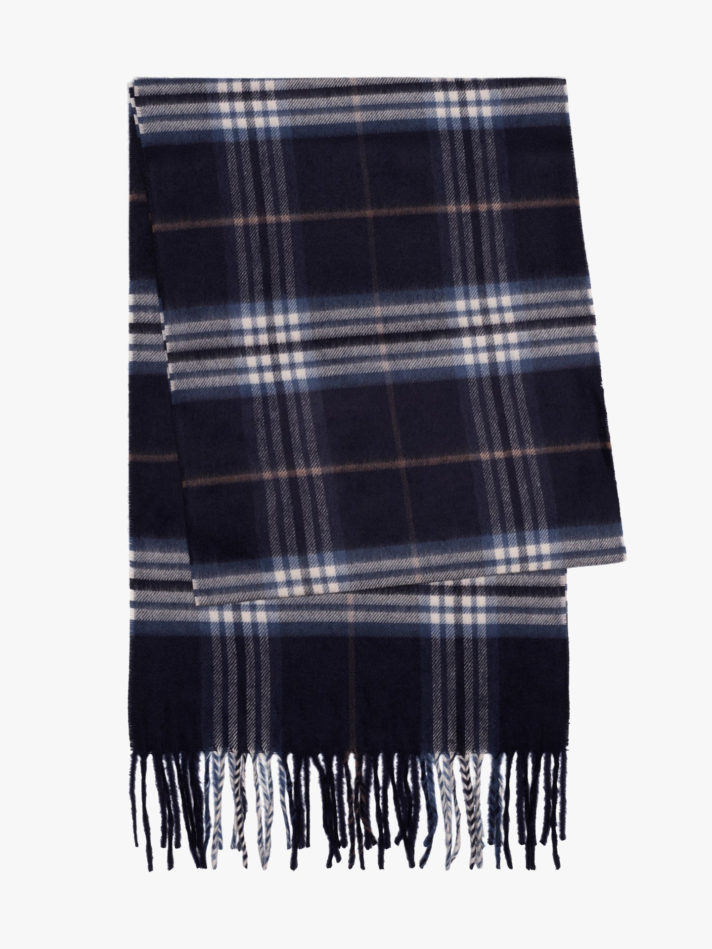 BLACK SCARF MR. BLUE