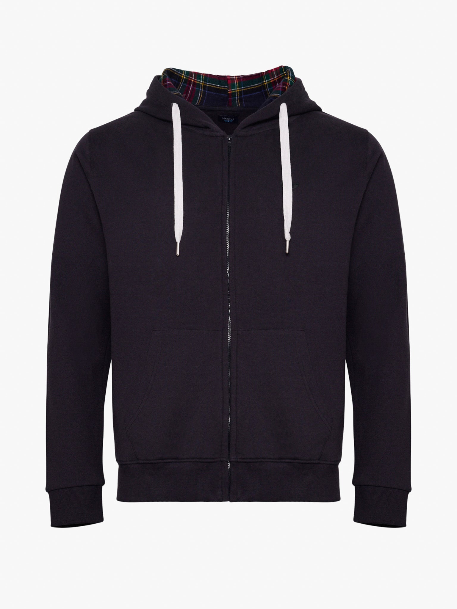 BLUE COTTON HOODIE LONG SLEEVE REGULAR FIT MR. BLUE