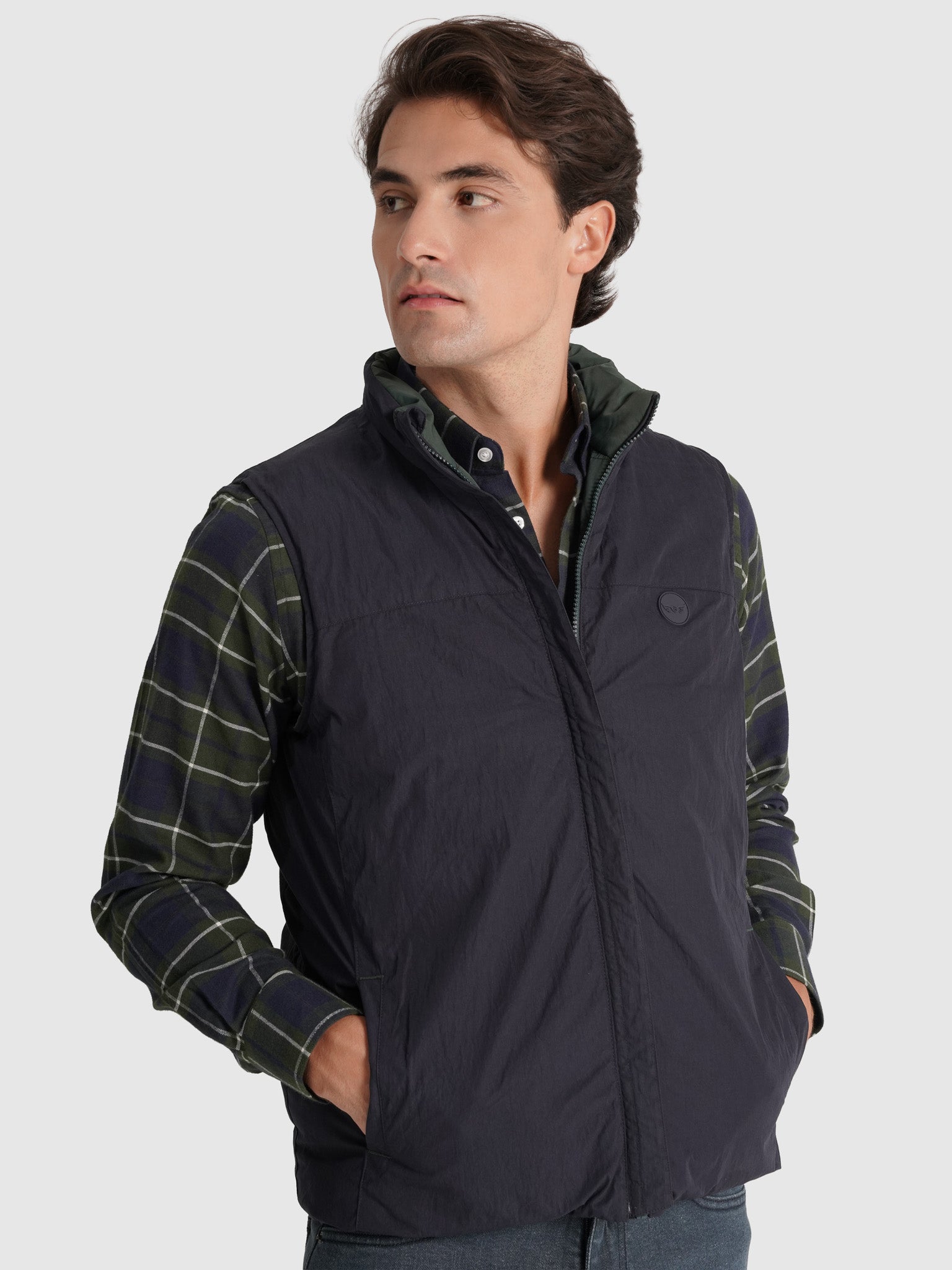 GREEN JACKET REGULAR FIT MR. BLUE