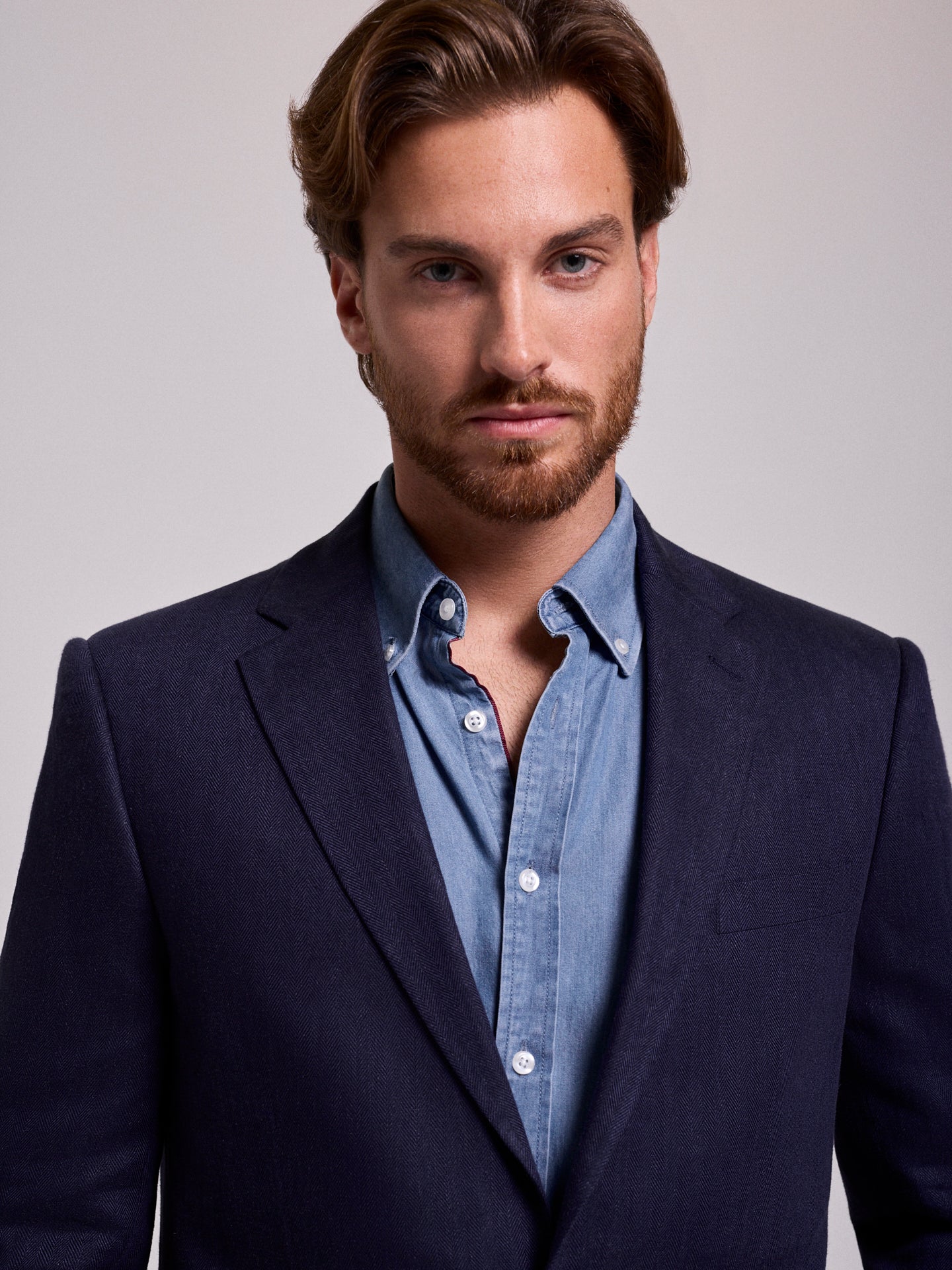 BLUE LONG SLEEVE REGULAR FIT MR. BLUE