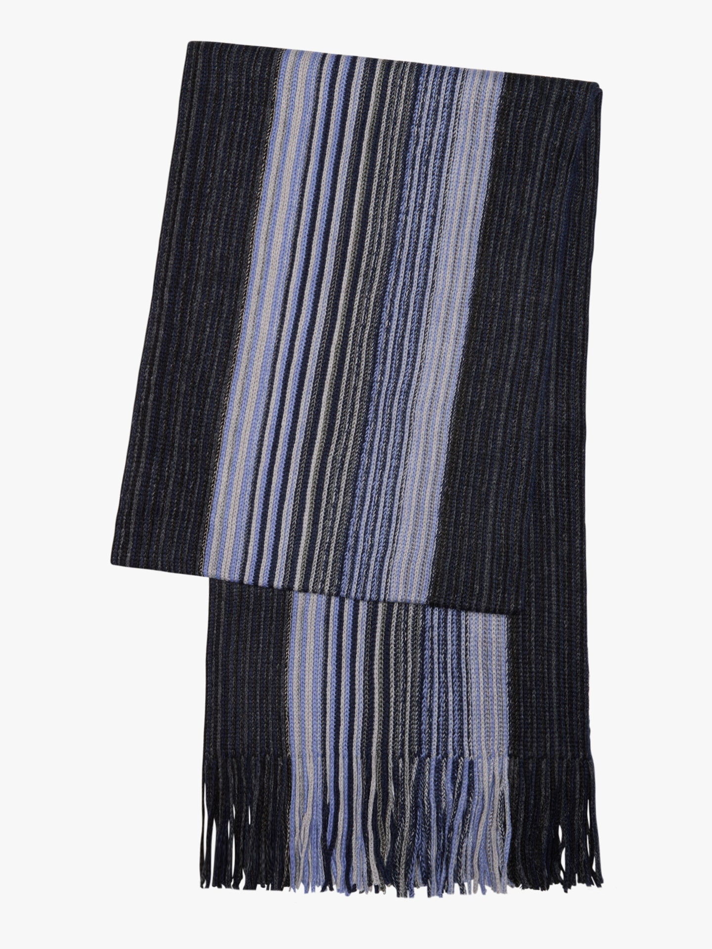GRAY SCARF MR. BLUE