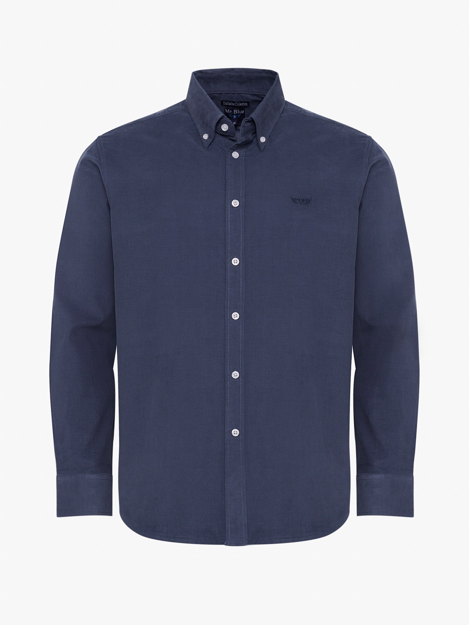 BLUE COTTON SHIRT LONG SLEEVE REGULAR FIT MR. BLUE
