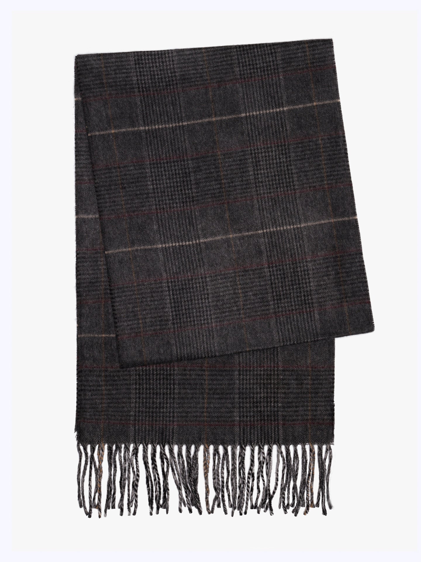 GRAY SCARF MR. BLUE