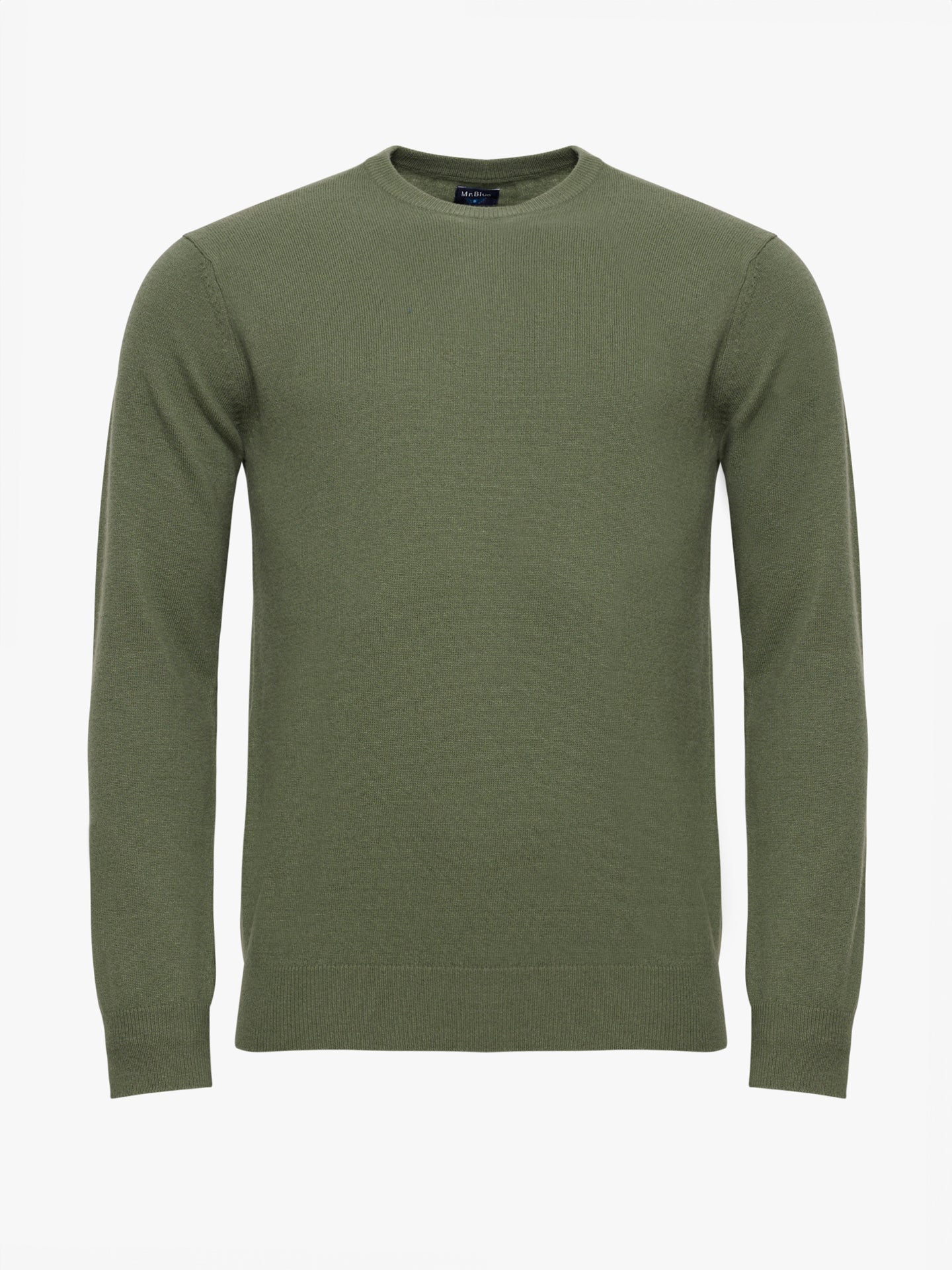 GREEN THIN PULLOVER LONG SLEEVE REGULAR FIT MR. BLUE