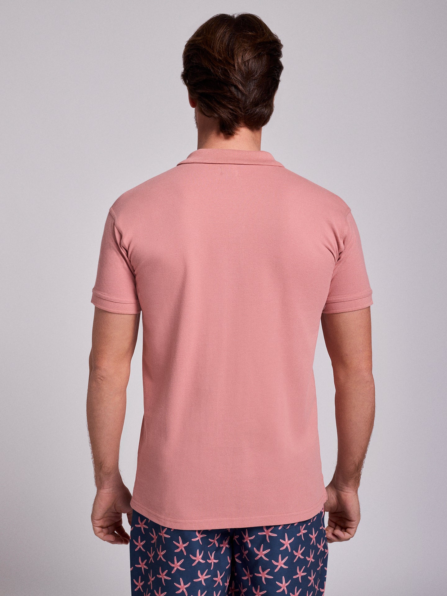 PINK SHORT SLEEVE POLO REGULAR FIT MR. BLUE