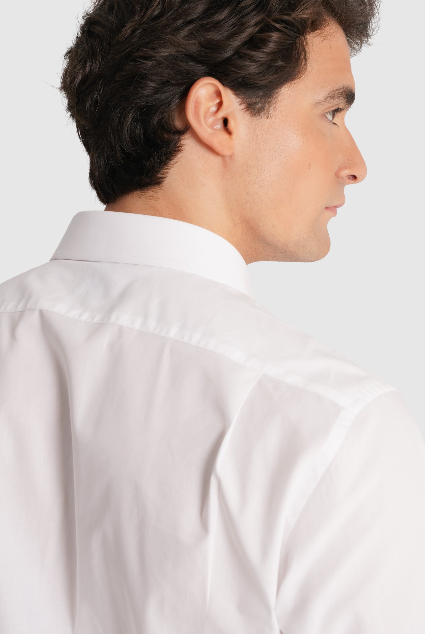 CAMISA POPELINA BLANCA MANGA LARGA CLASSIC FIT MR. AZUL