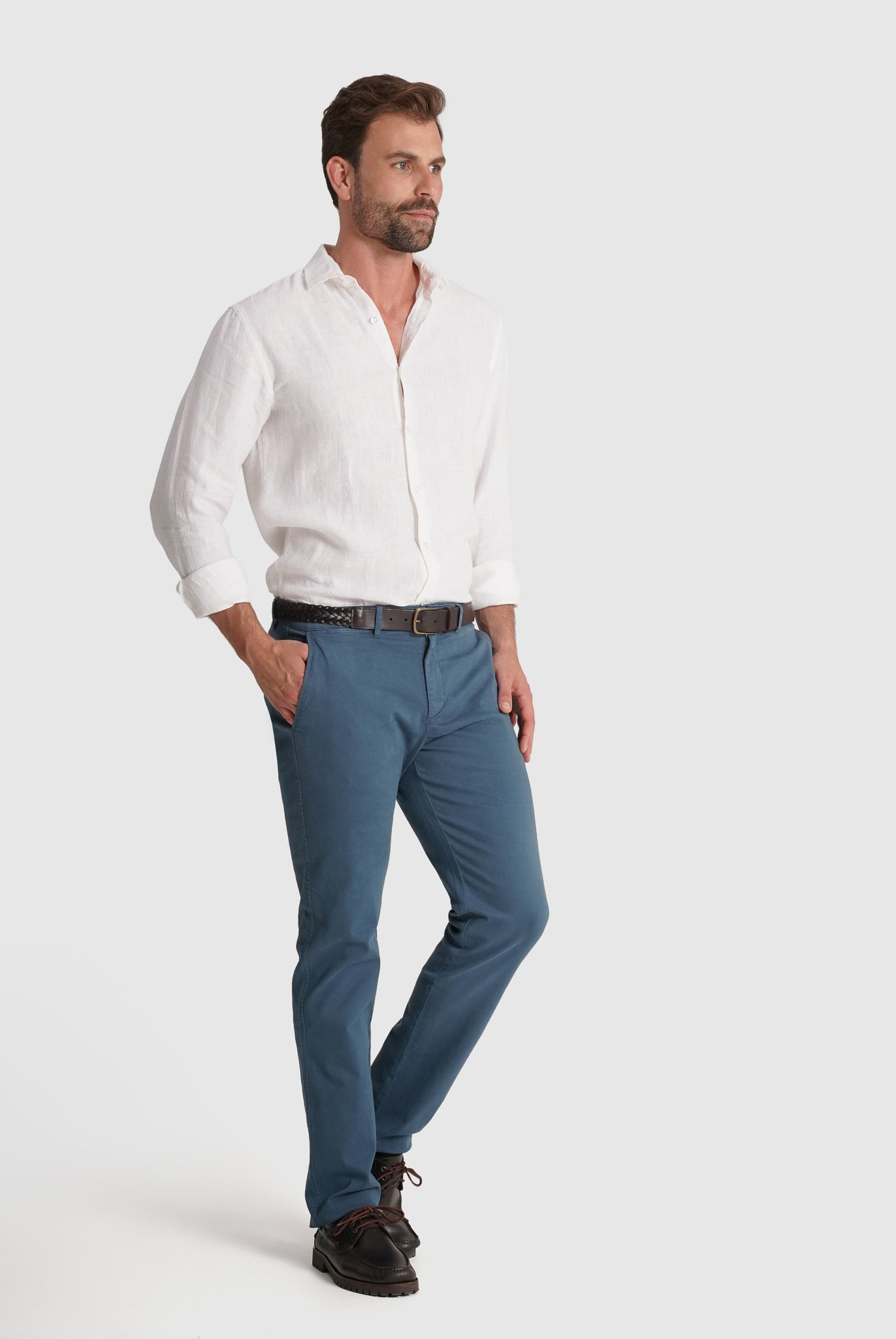 Calça Azuis Regular Fit Mr. Blue