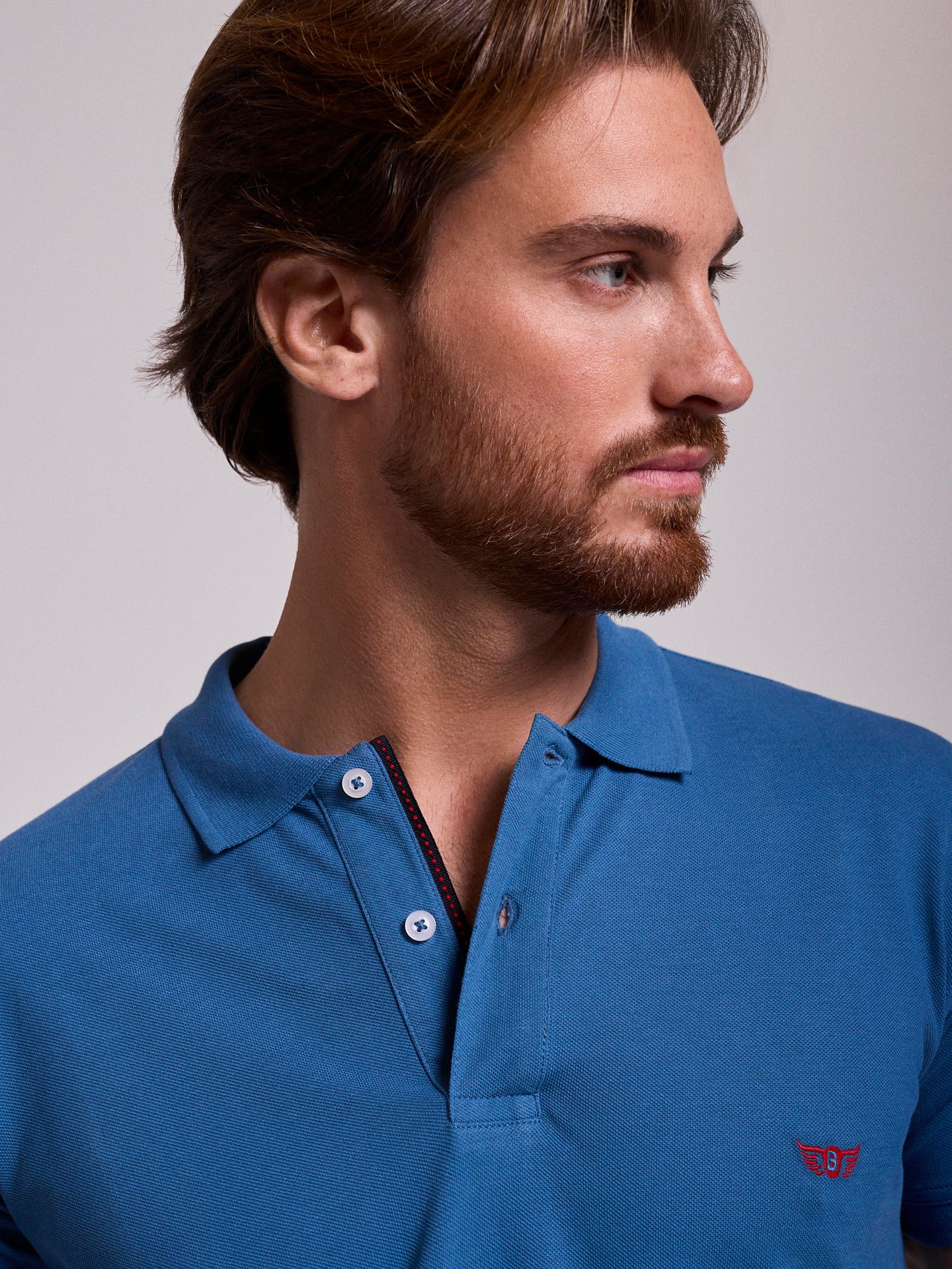 BLUE POLO SHORT SLEEVE REGULAR FIT MR. BLUE