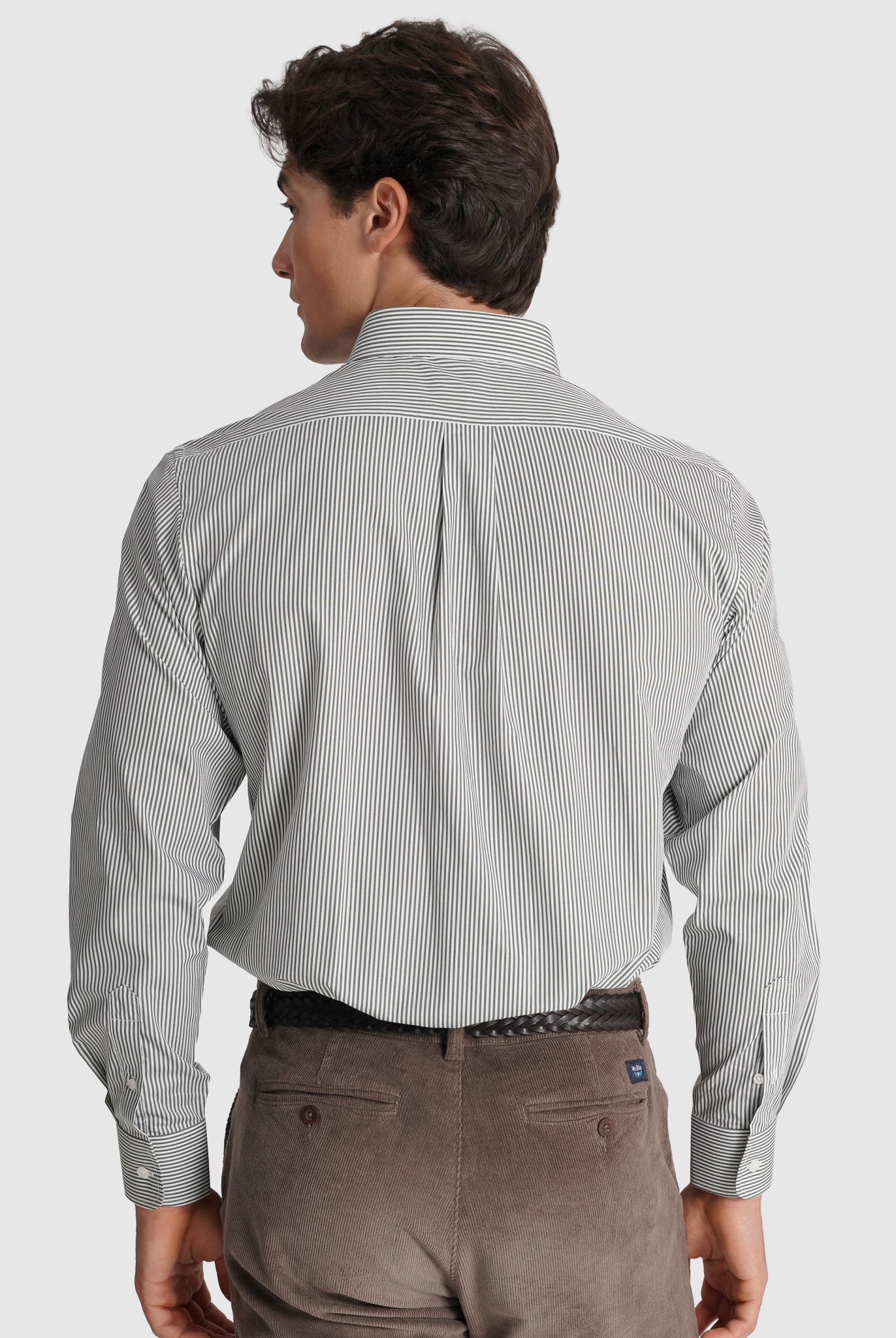 Camisa Algodão Verde Manga Comprida Regular Fit Mr. Blue