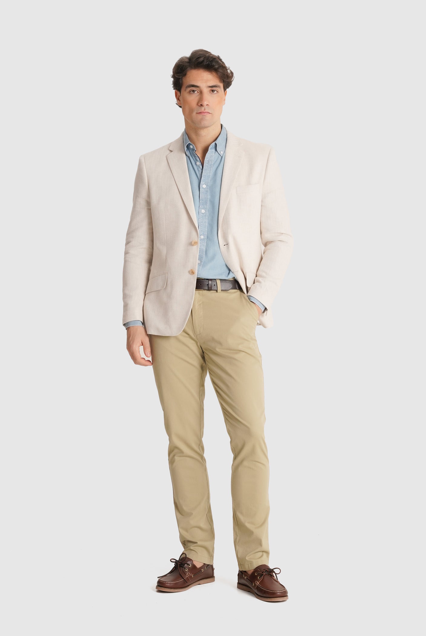 AMERICANA REGULAR FIT BEIGE MR. AZUL