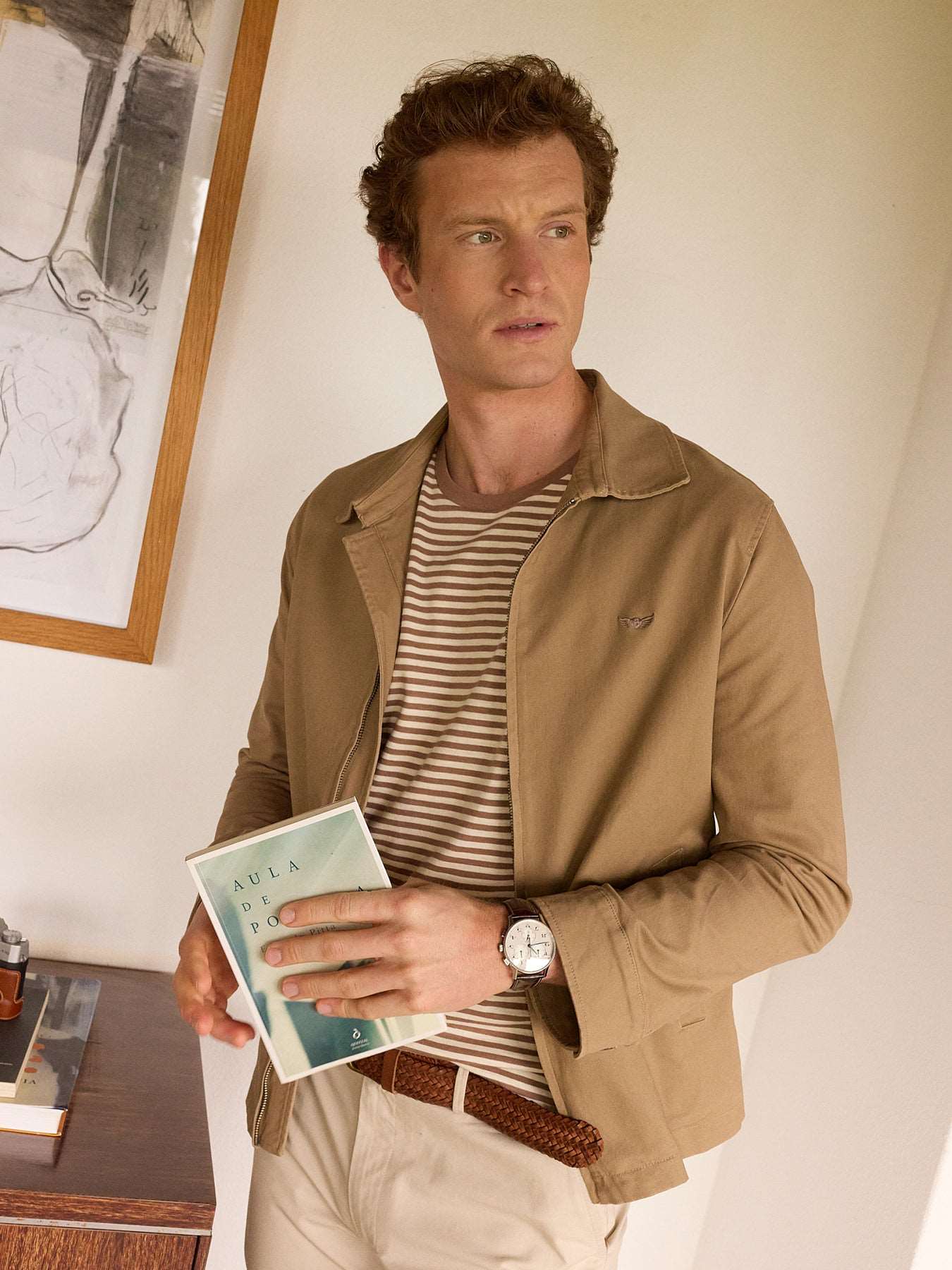 Beige Mr. Blue Jacket