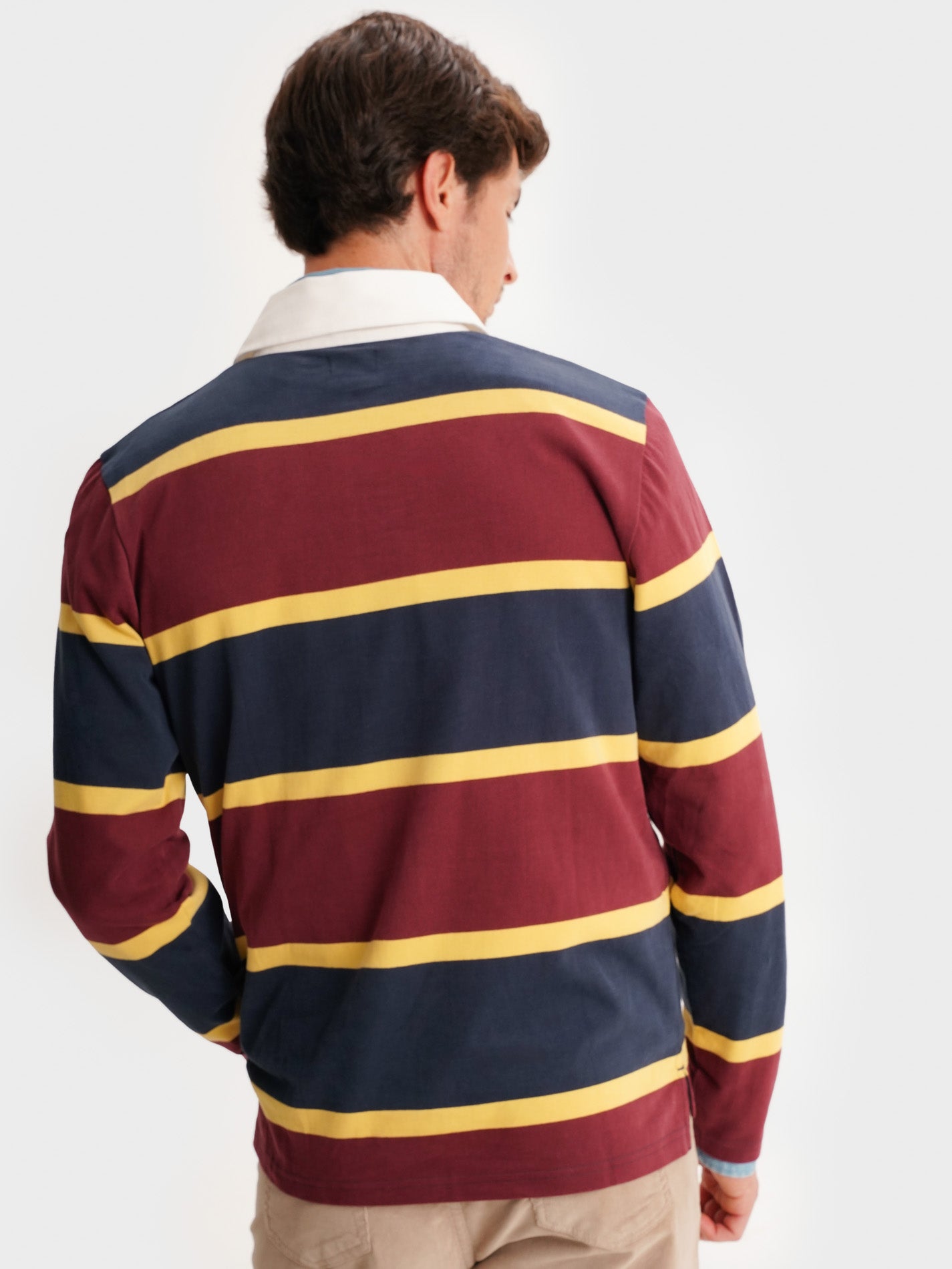 RUGBY BLUE COTTON LONG SLEEVE REGULAR FIT MR. BLUE