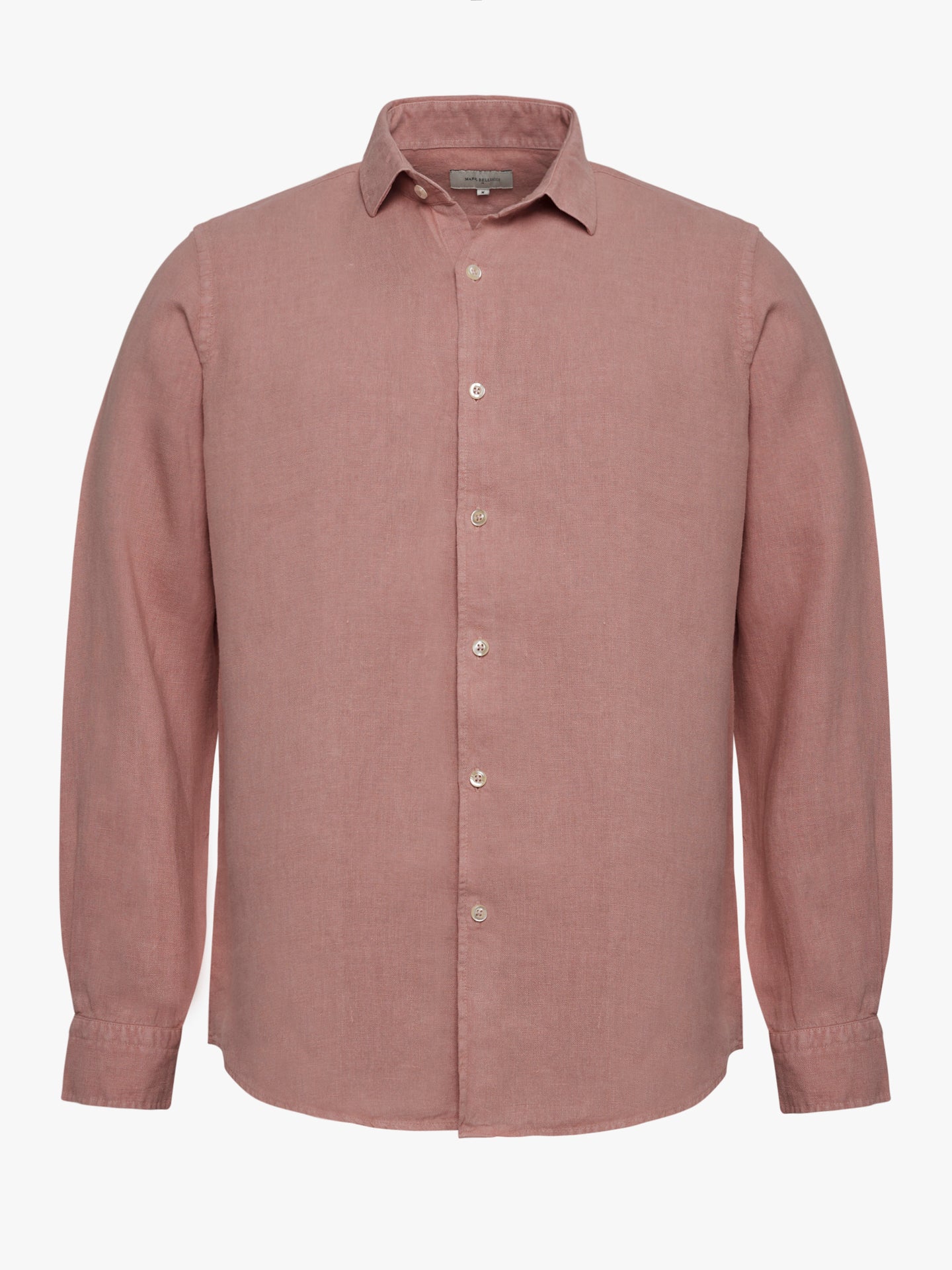 Tailored Fit Pink Linen Shirt Mr. Blue
