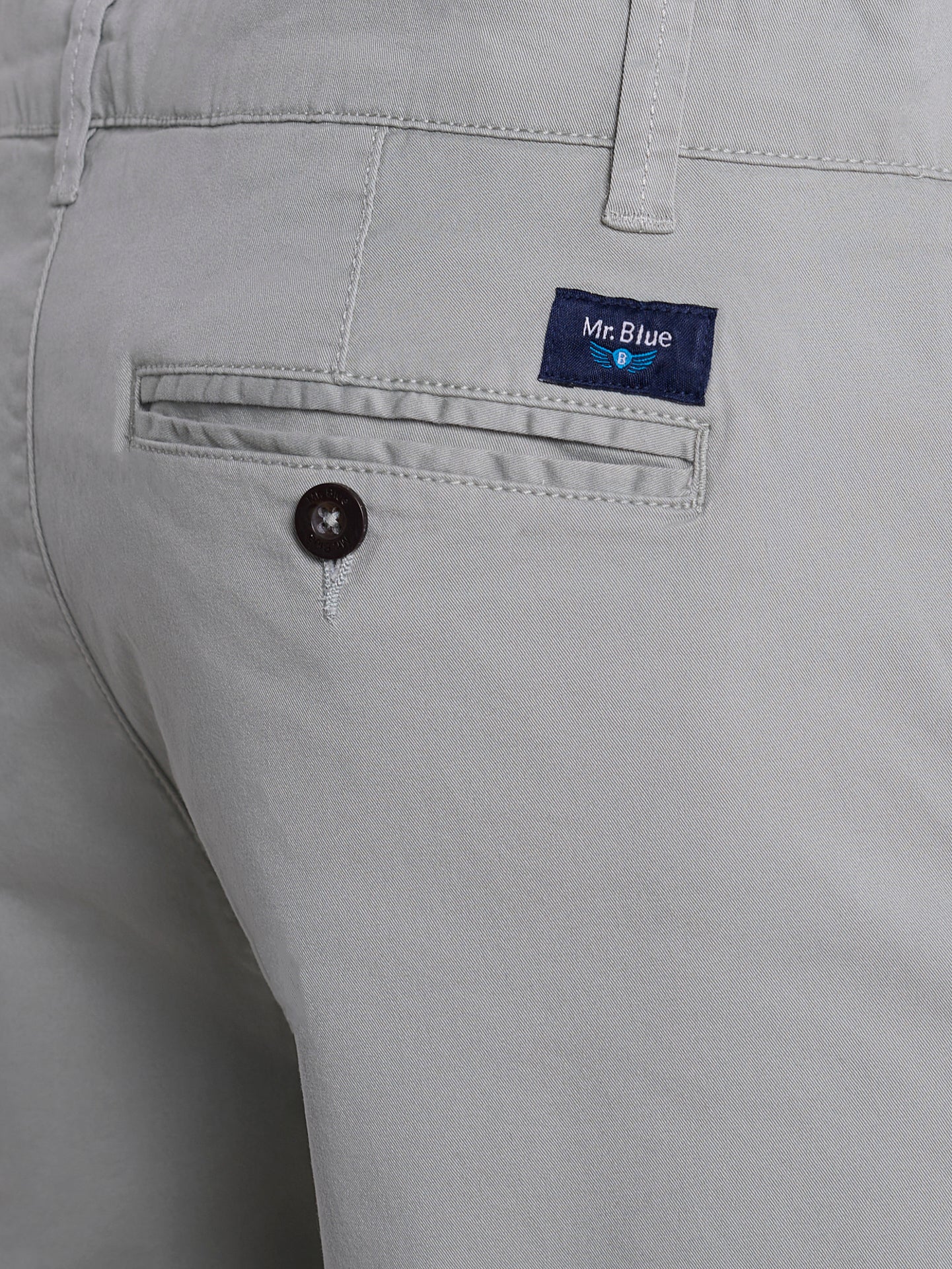 GREEN COTTON BERMUDA REGULAR FIT MR. BLUE