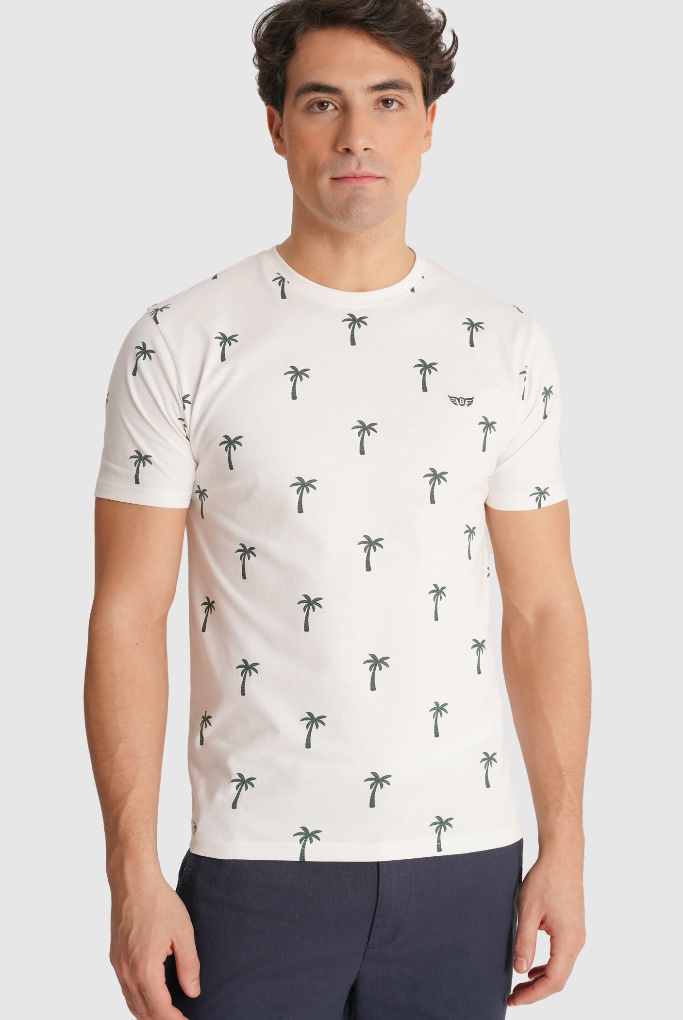 CAMISETA RAW MANGA CORTA REGULAR FIT MR. AZUL