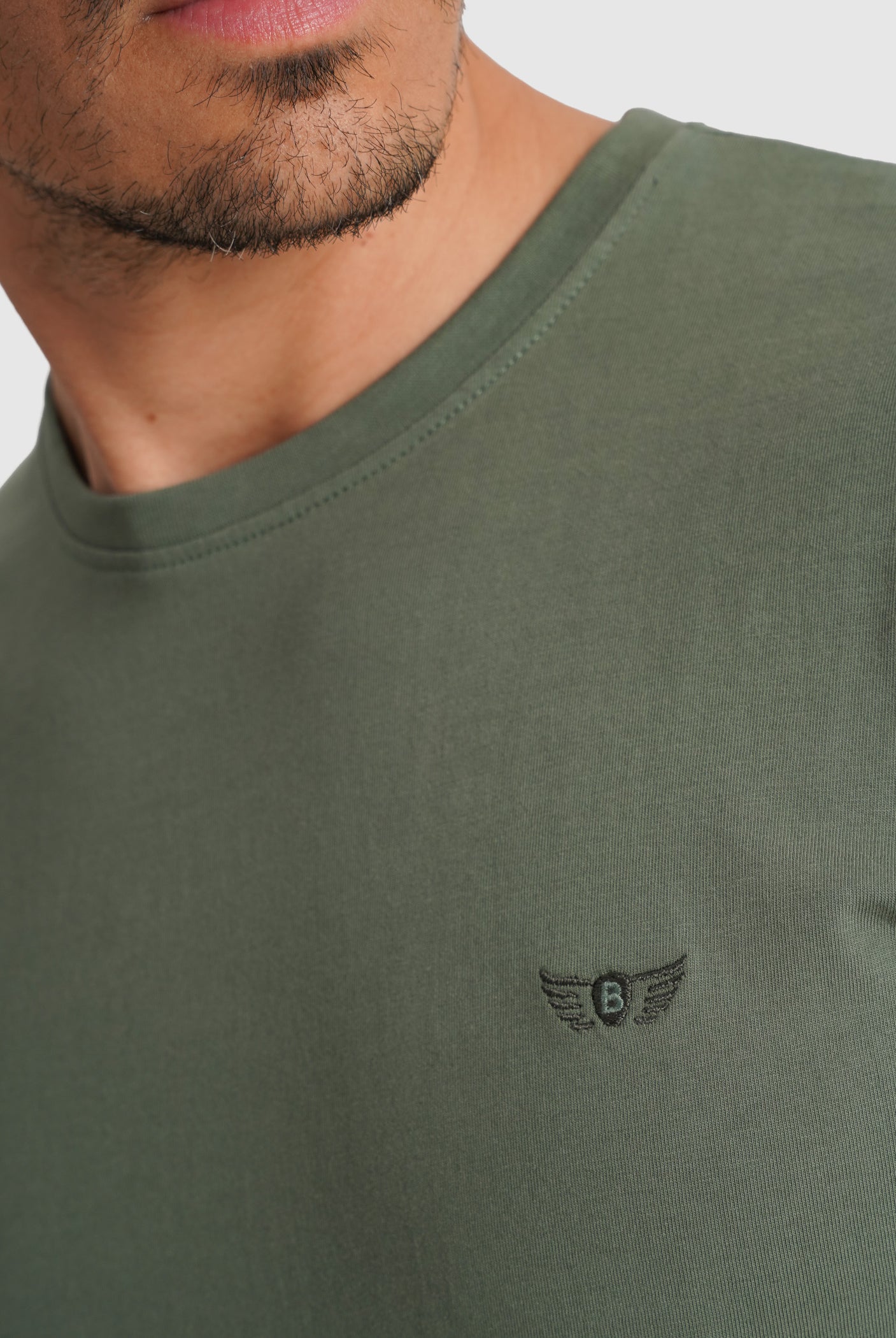CAMISETA VERDE MANGA CORTA REGULAR FIT MR. AZUL