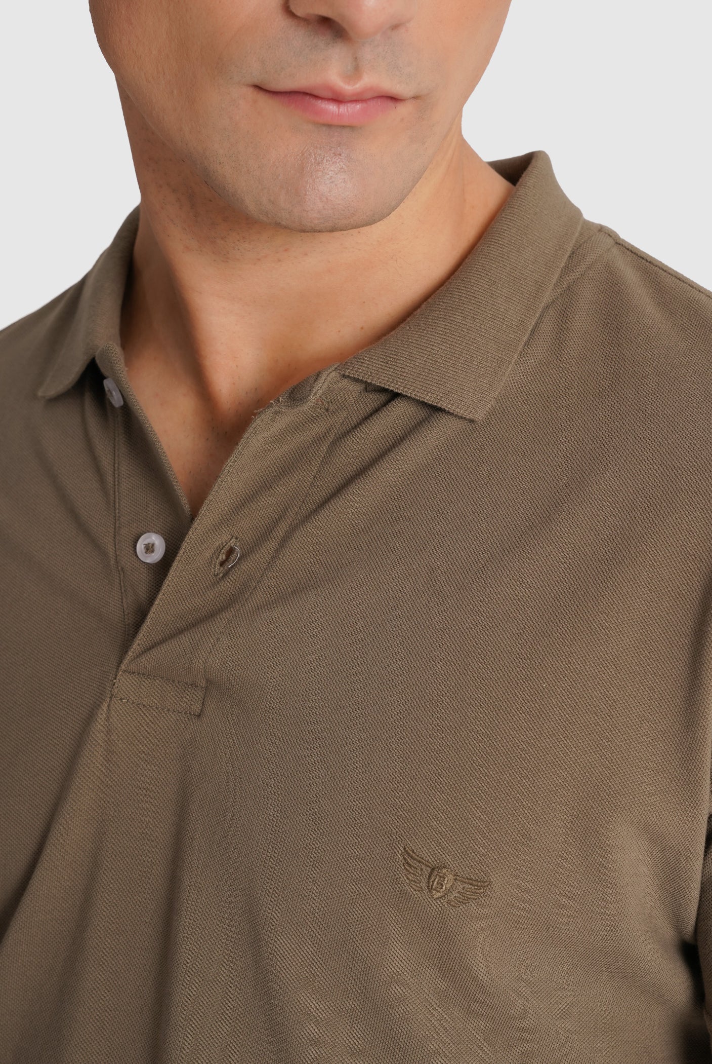 POLO PIQUET VERDE MANGA CORTA REGULAR FIT MR. AZUL