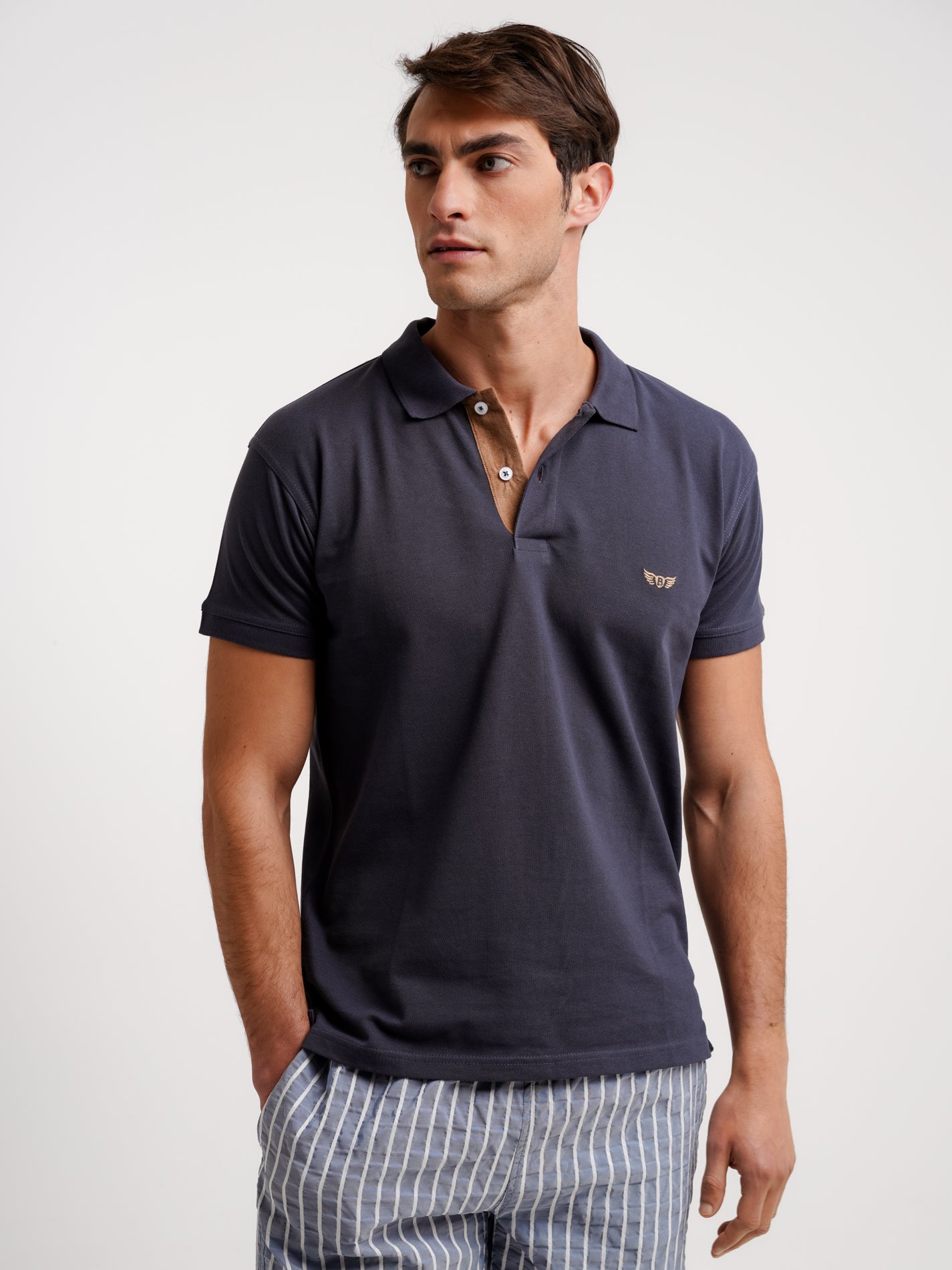 BLUE POLO SHORT SLEEVE REGULAR FIT MR. BLUE