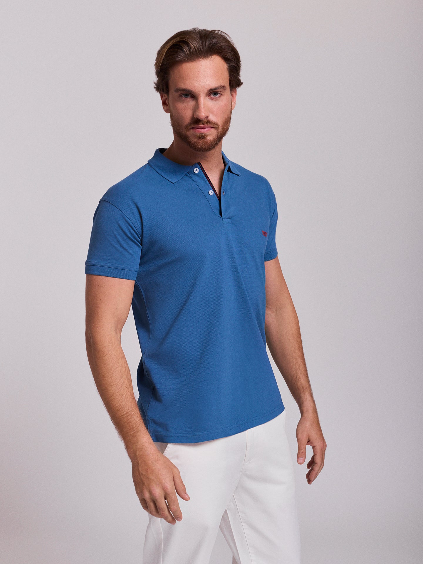 BLUE POLO SHORT SLEEVE REGULAR FIT MR. BLUE