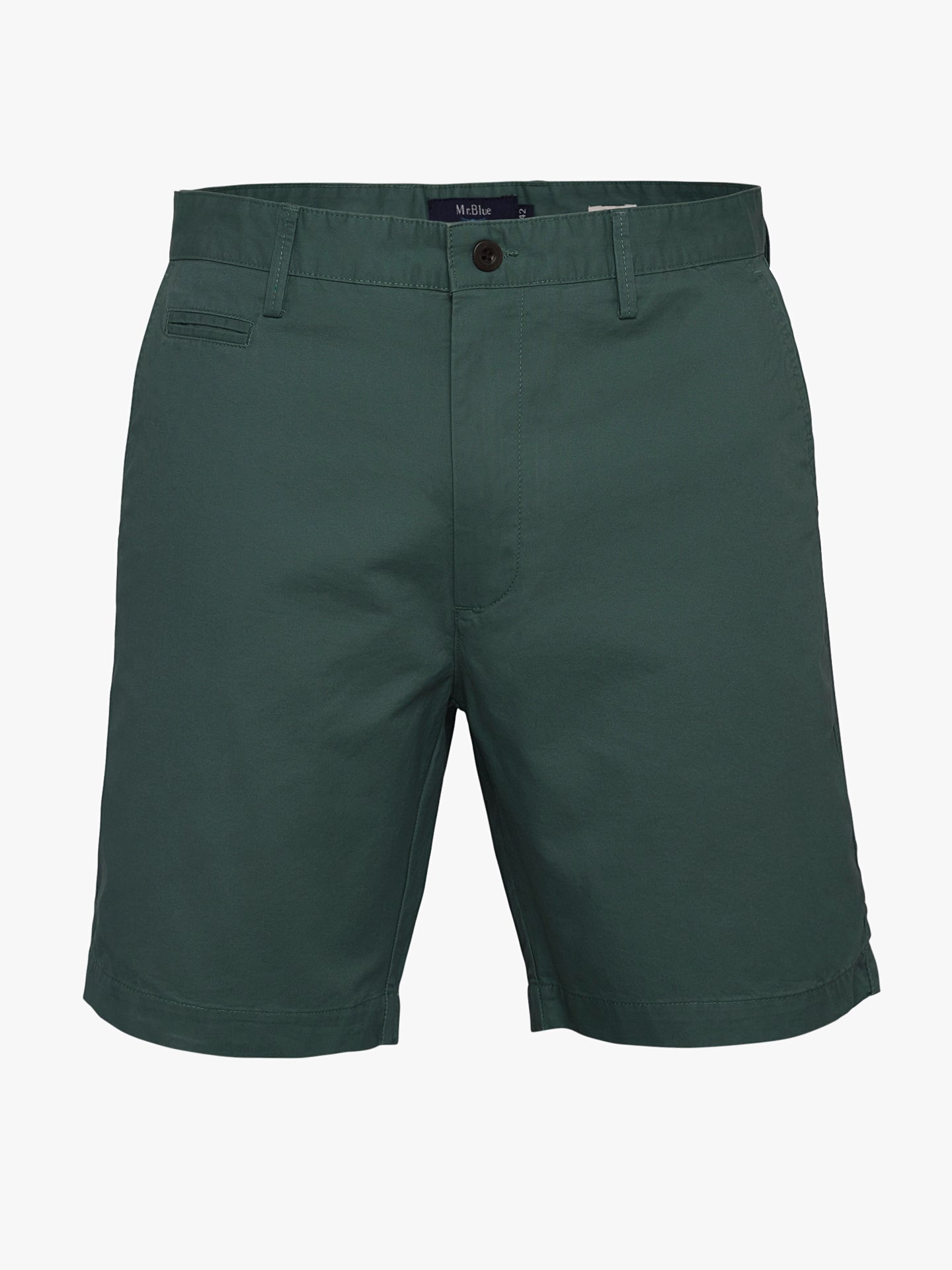 Mr. Blue Green Slim Fit Shorts