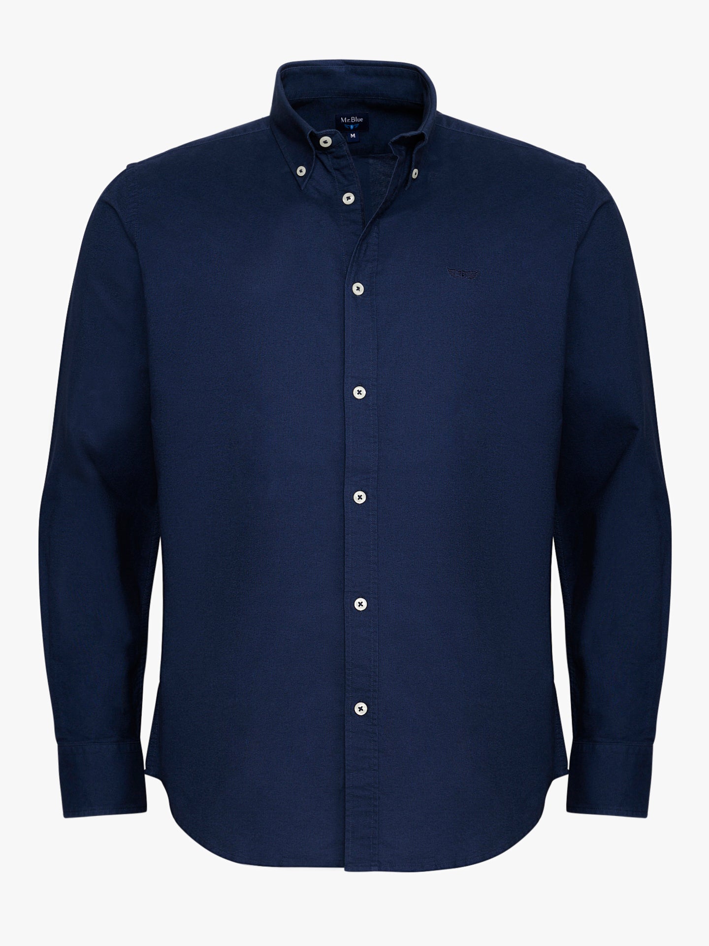 BLUE REGULAR FIT MR SHIRT. BLUE