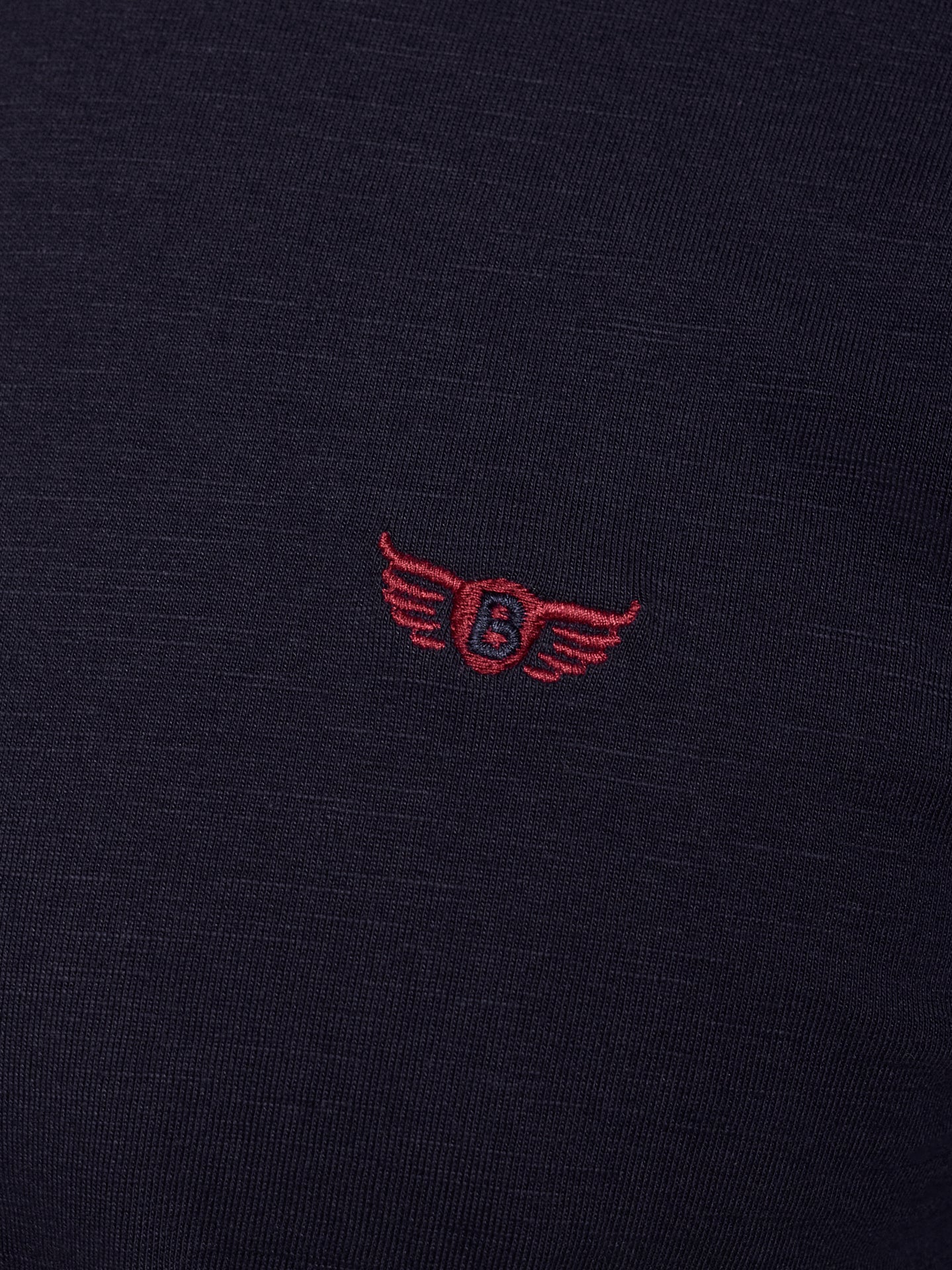 BLUE COTTON T-SHIRT SHORT SLEEVE REGULAR FIT MR. BLUE