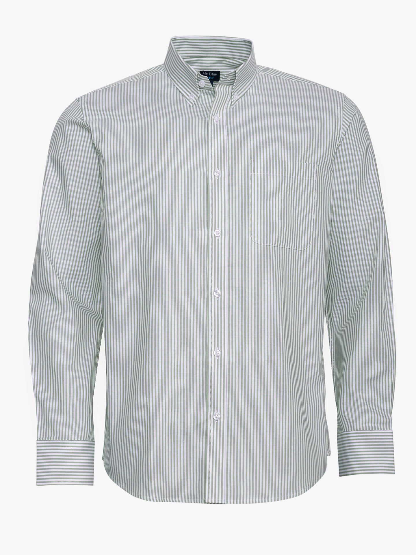 GREEN REGULAR FIT MR SHIRT. BLUE