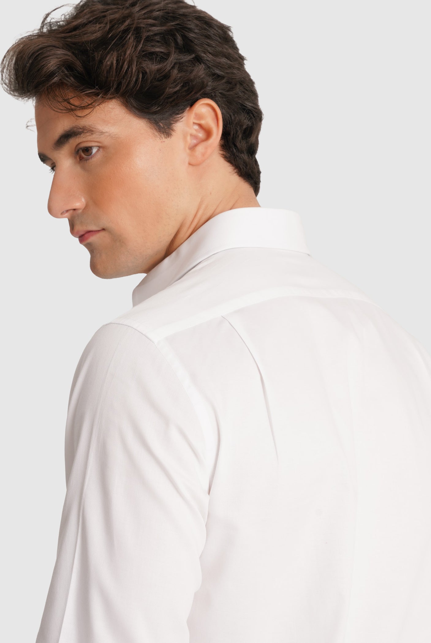 CAMISA SARGA BLANCA MANGA LARGA CLASSIC FIT MR. AZUL