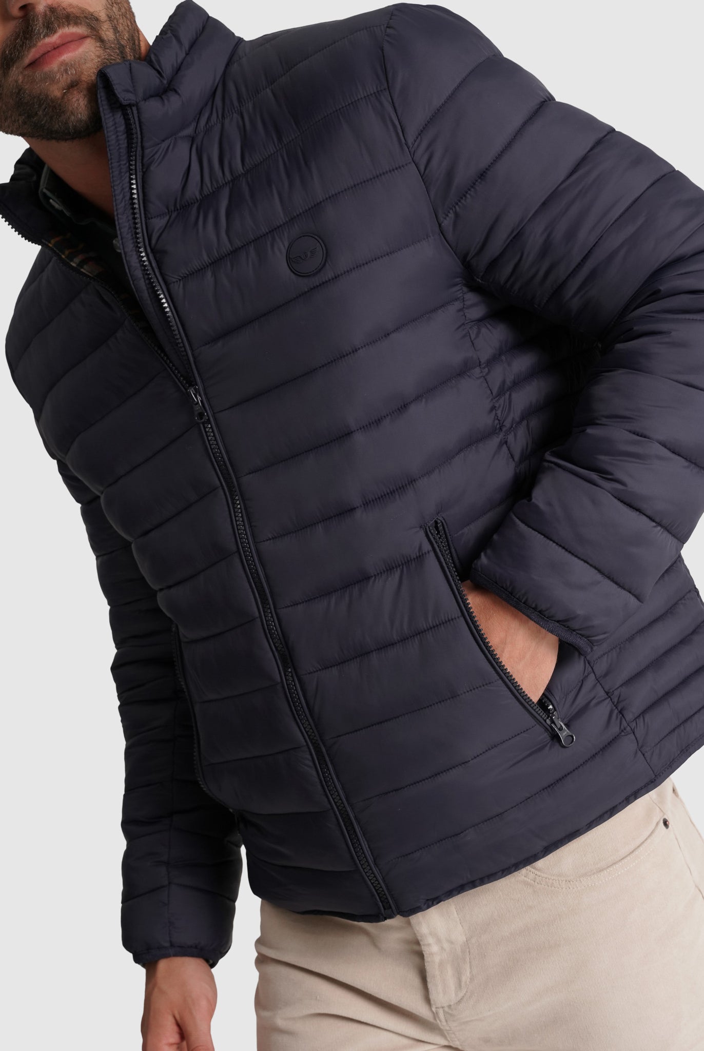 Blusão Azul Regular Fit Mr. Blue