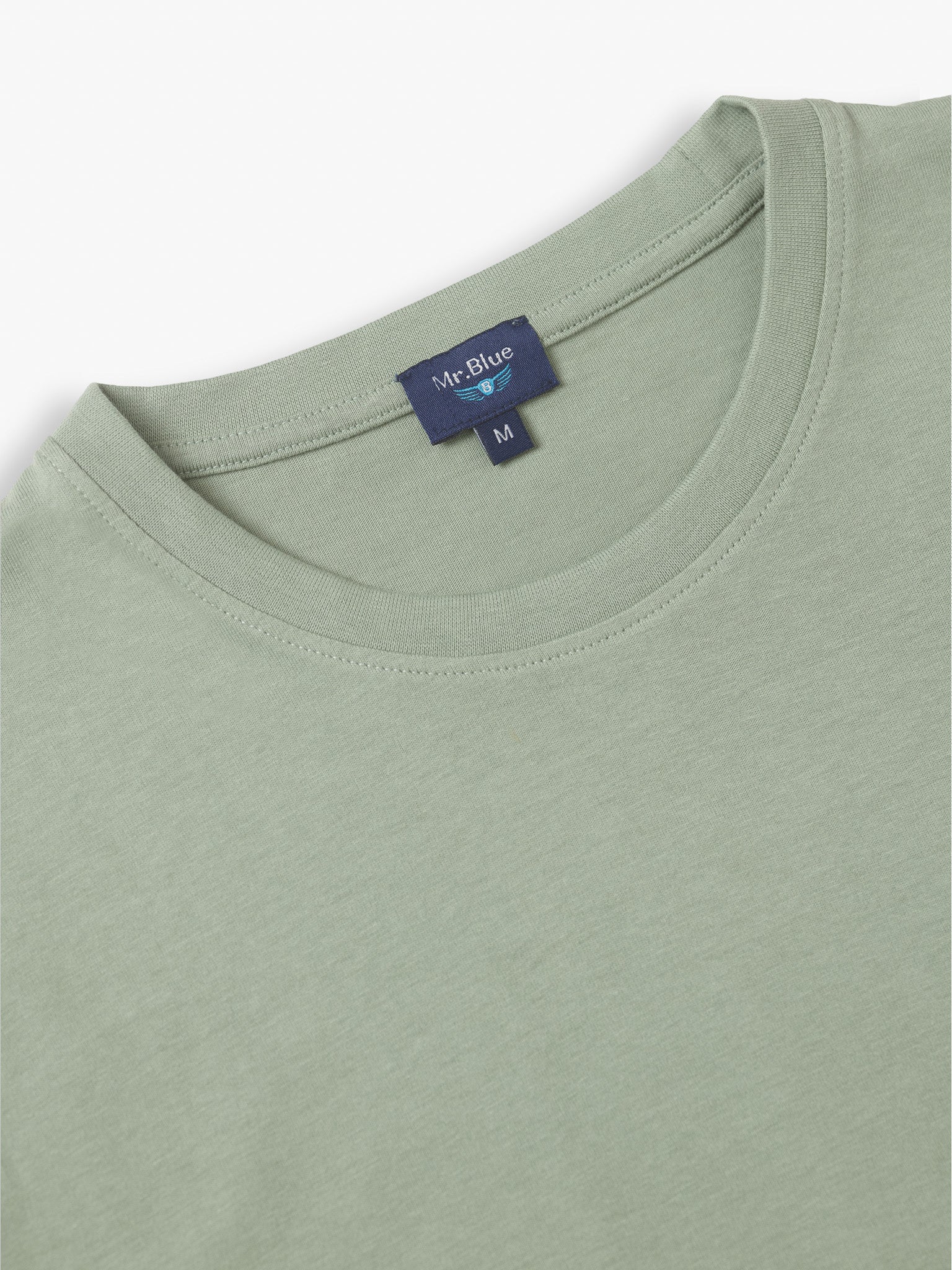 CAMISETA VERDE MANGA CORTA REGULAR FIT MR. AZUL