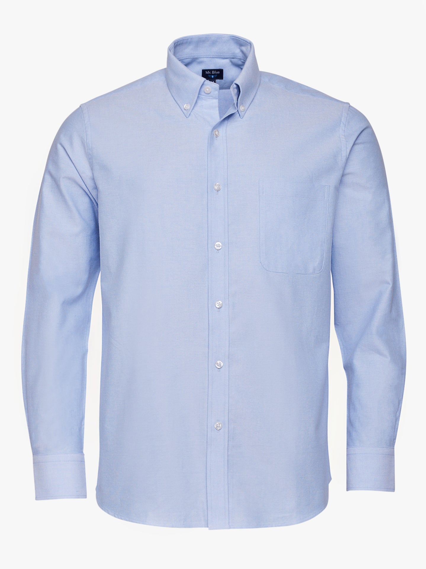BLUE REGULAR FIT MR SHIRT. BLUE