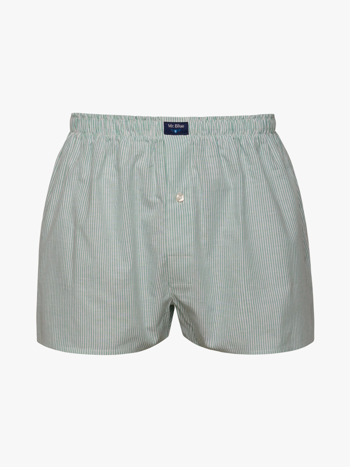GREEN BOXERS REGULAR FIT MR. BLUE