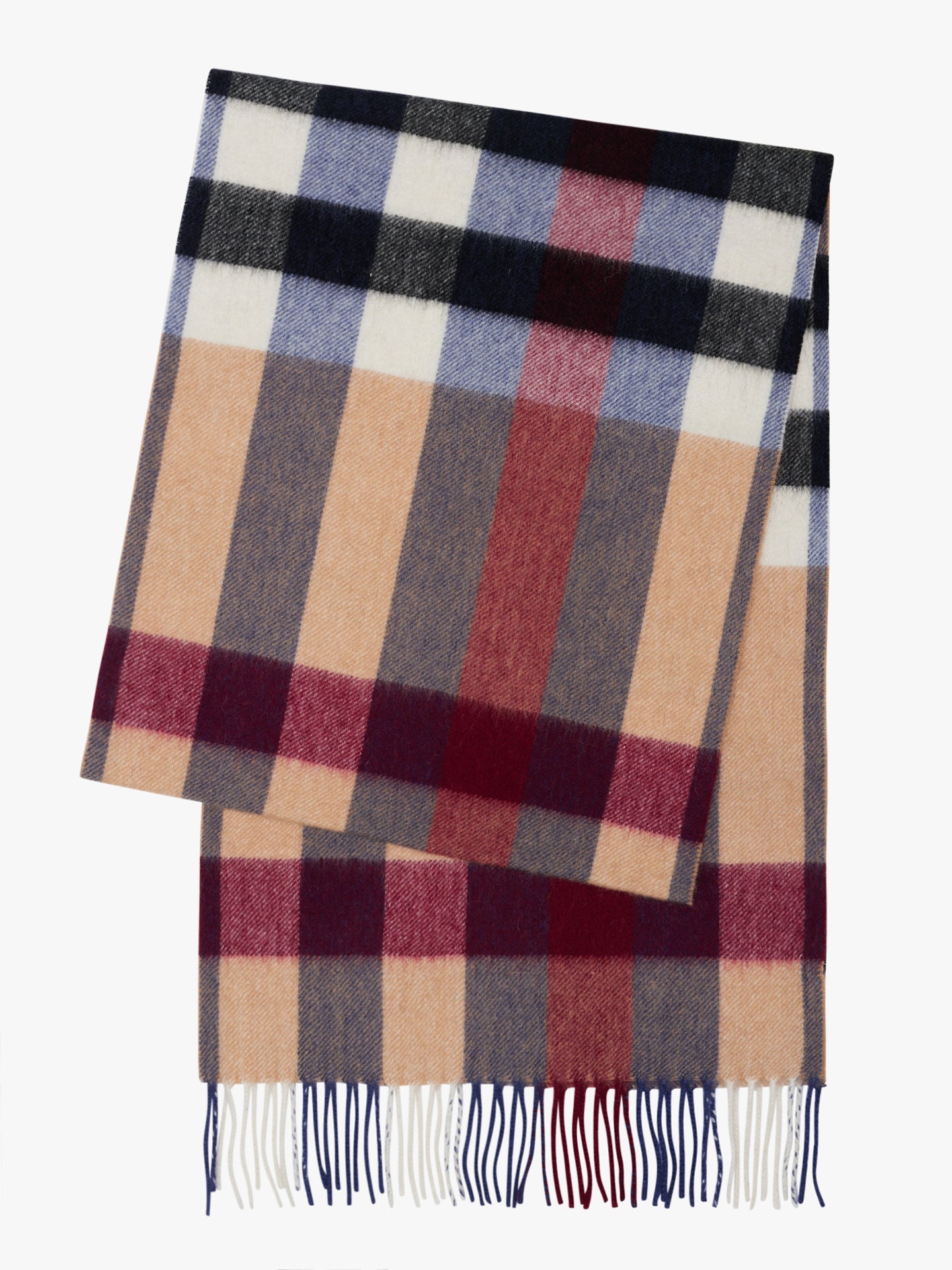 Mr. Blue Red Wool Scarf
