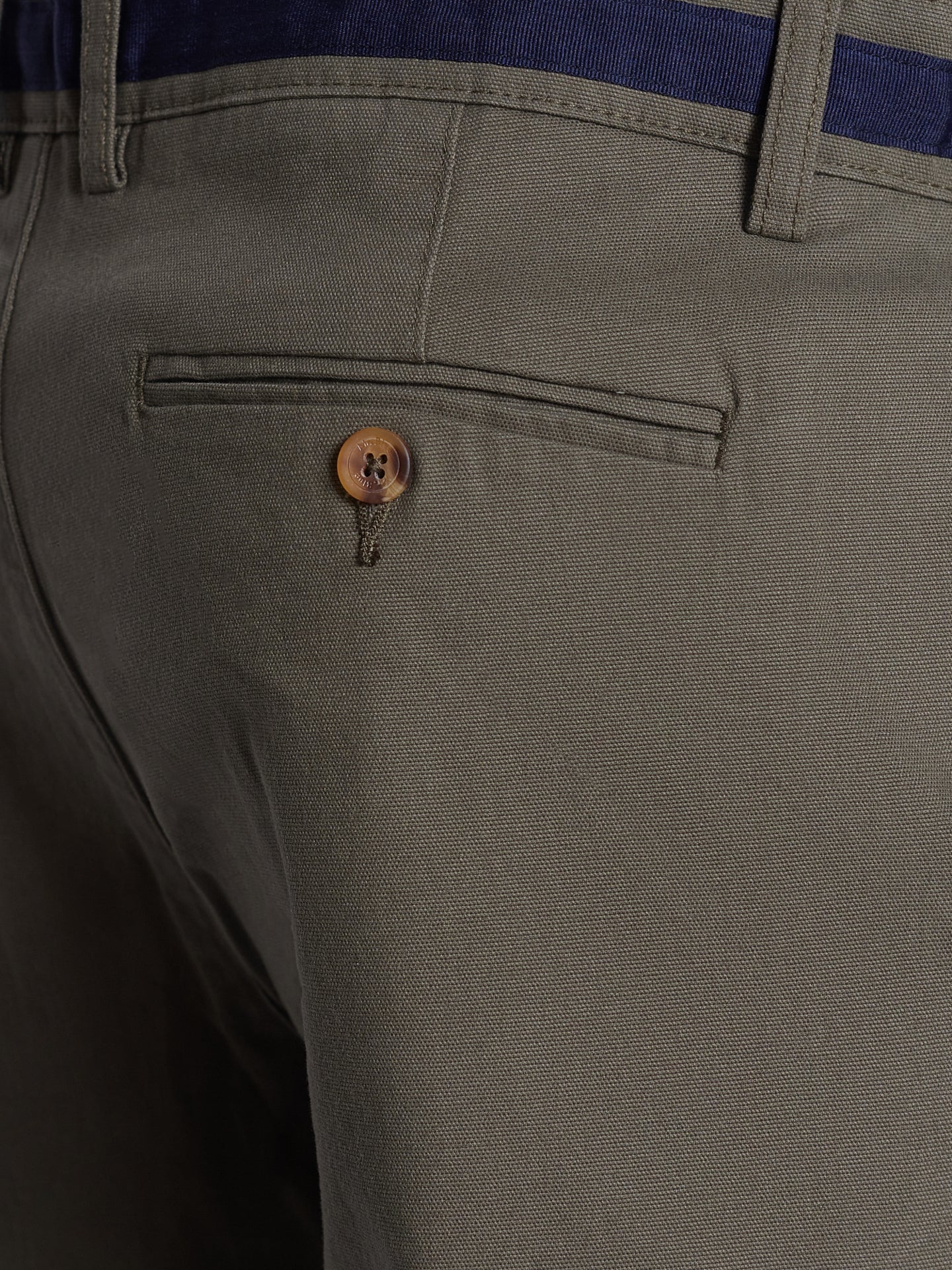 Mr. Blue Regular Fit Dobby Green Chinos Pants