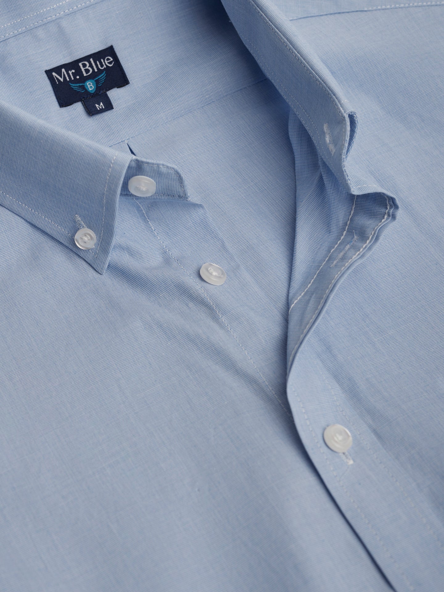 Regular Fit Fil-a-Fil Blue Mr. Blue Shirt
