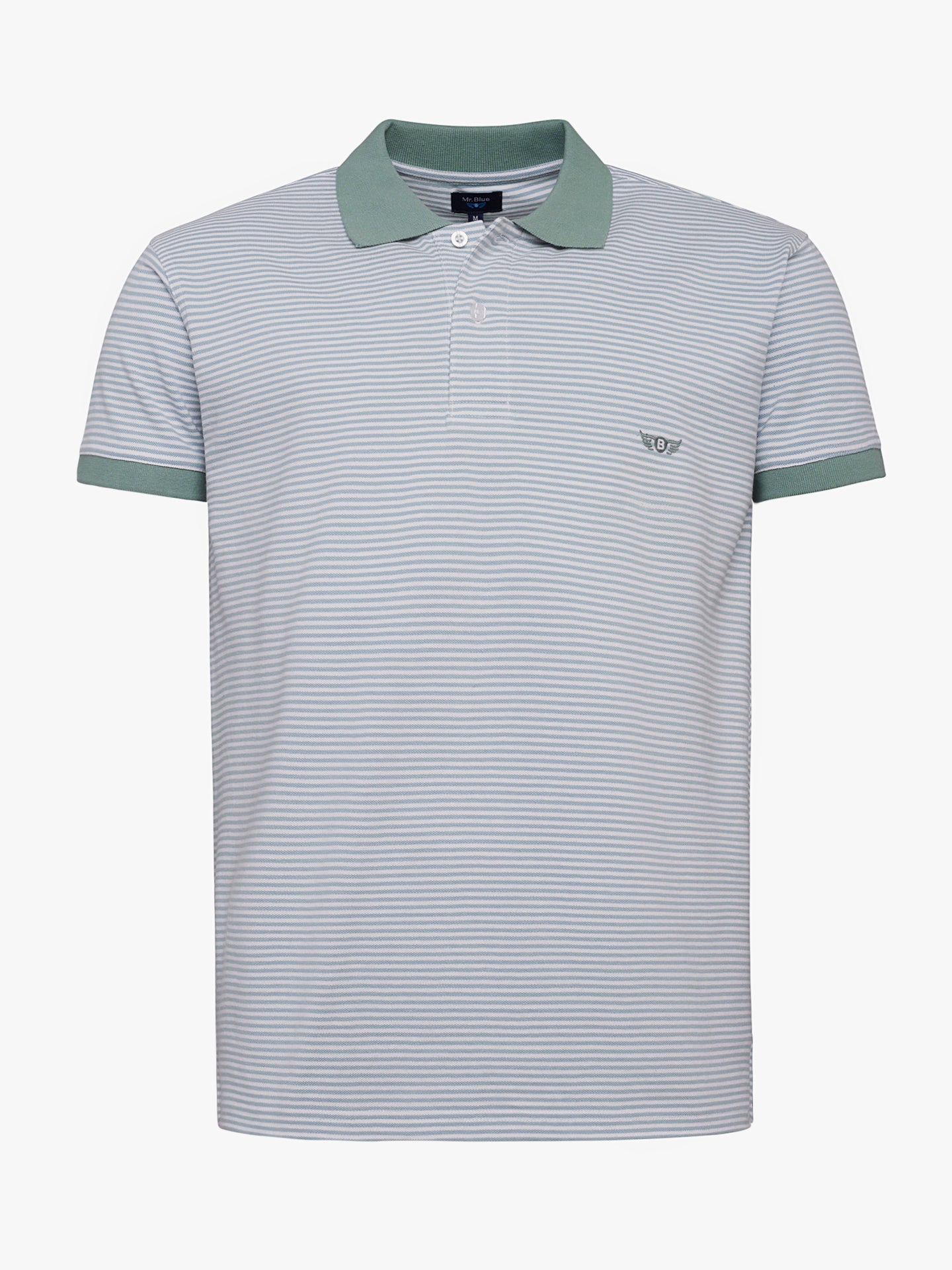 Mr. Blue Regular Fit Piquet Polo Shirt