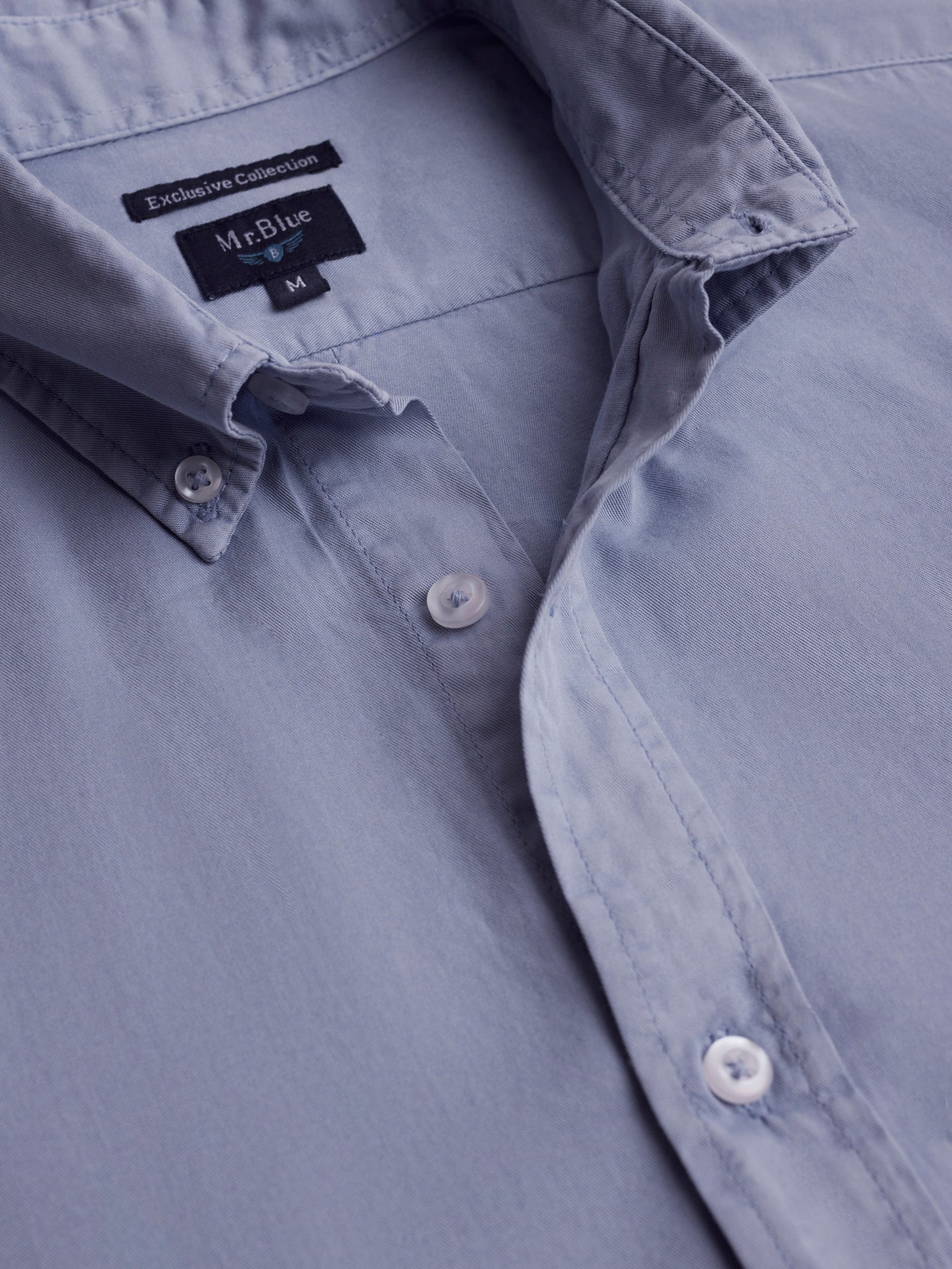 Mr. Blue Regular Fit Twill Shirt