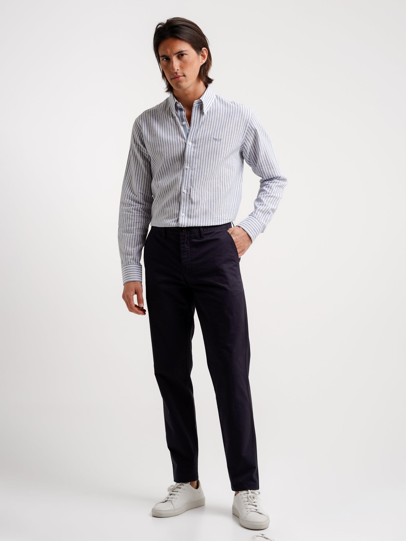 Mr. Blue Regular Fit Twill Chinos