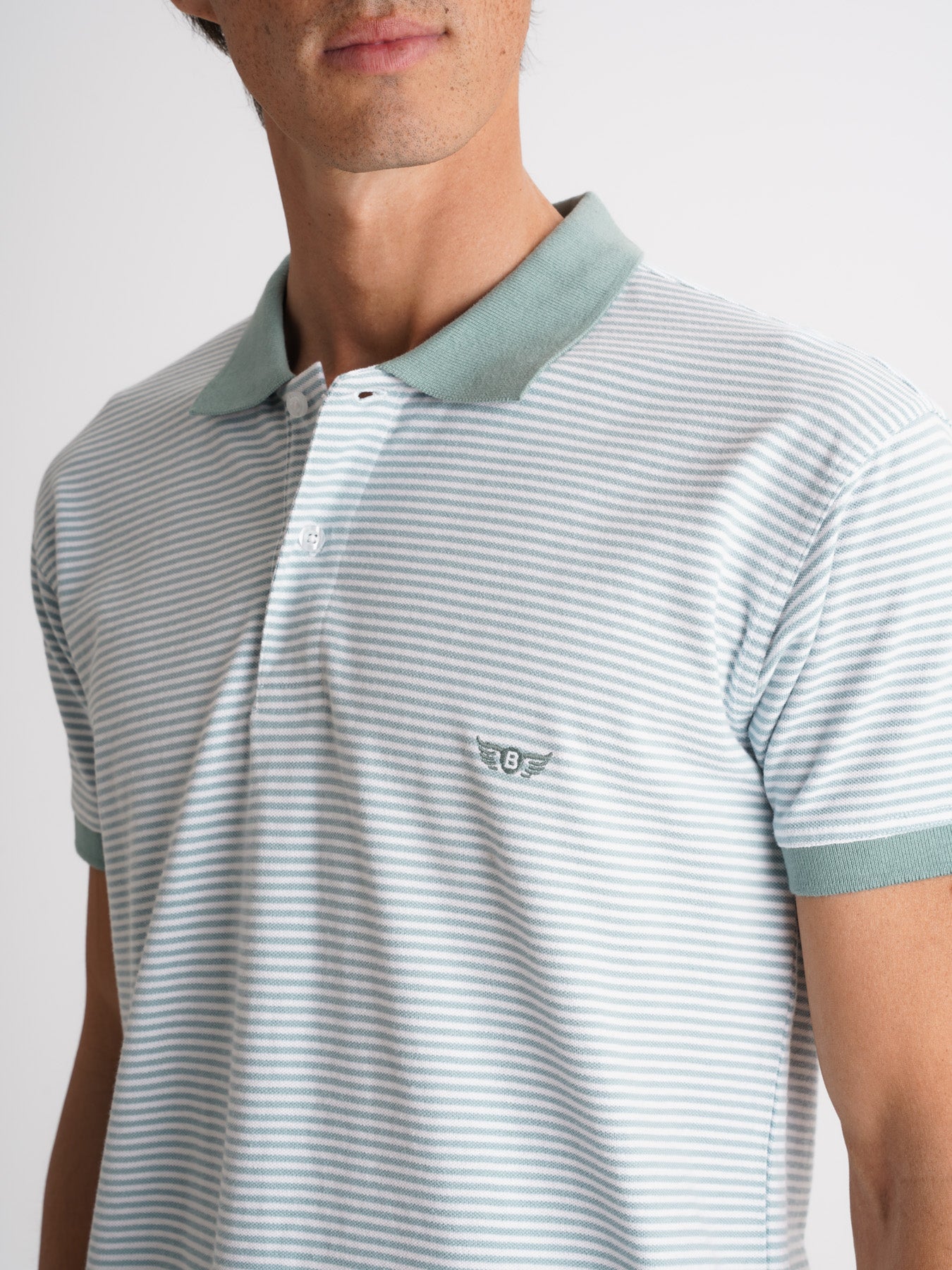 Mr. Blue Regular Fit Piquet Polo Shirt