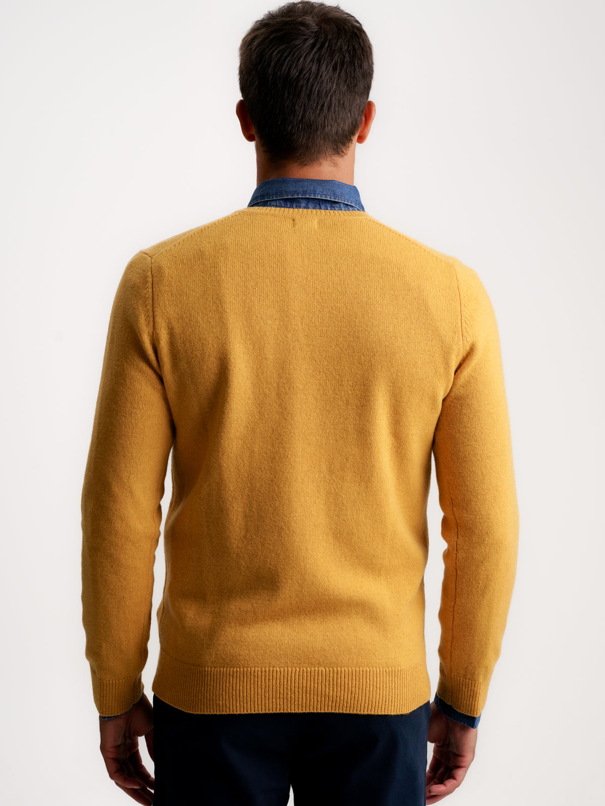 Mr. Blue Yellow Thick Wool Pullover