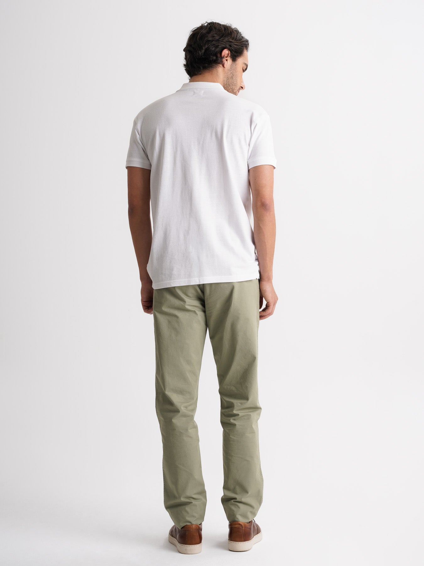 Mr. Blue Regular Fit White Piquet Polo
