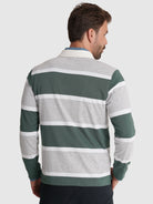 RUGBY GREEN COTTON LONG SLEEVE REGULAR FIT MR. BLUE