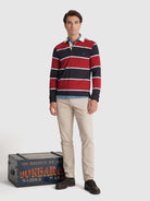 RUGBY BLUE COTTON LONG SLEEVE REGULAR FIT MR. BLUE