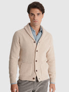 BEIGE WOOL PULLOVER LONG SLEEVE REGULAR FIT MR. BLUE