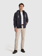 BLUE COTTON HOODIE LONG SLEEVE REGULAR FIT MR. BLUE